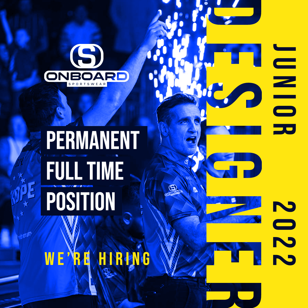 We're Hiring - Junior Designer - Onboard Sportswear