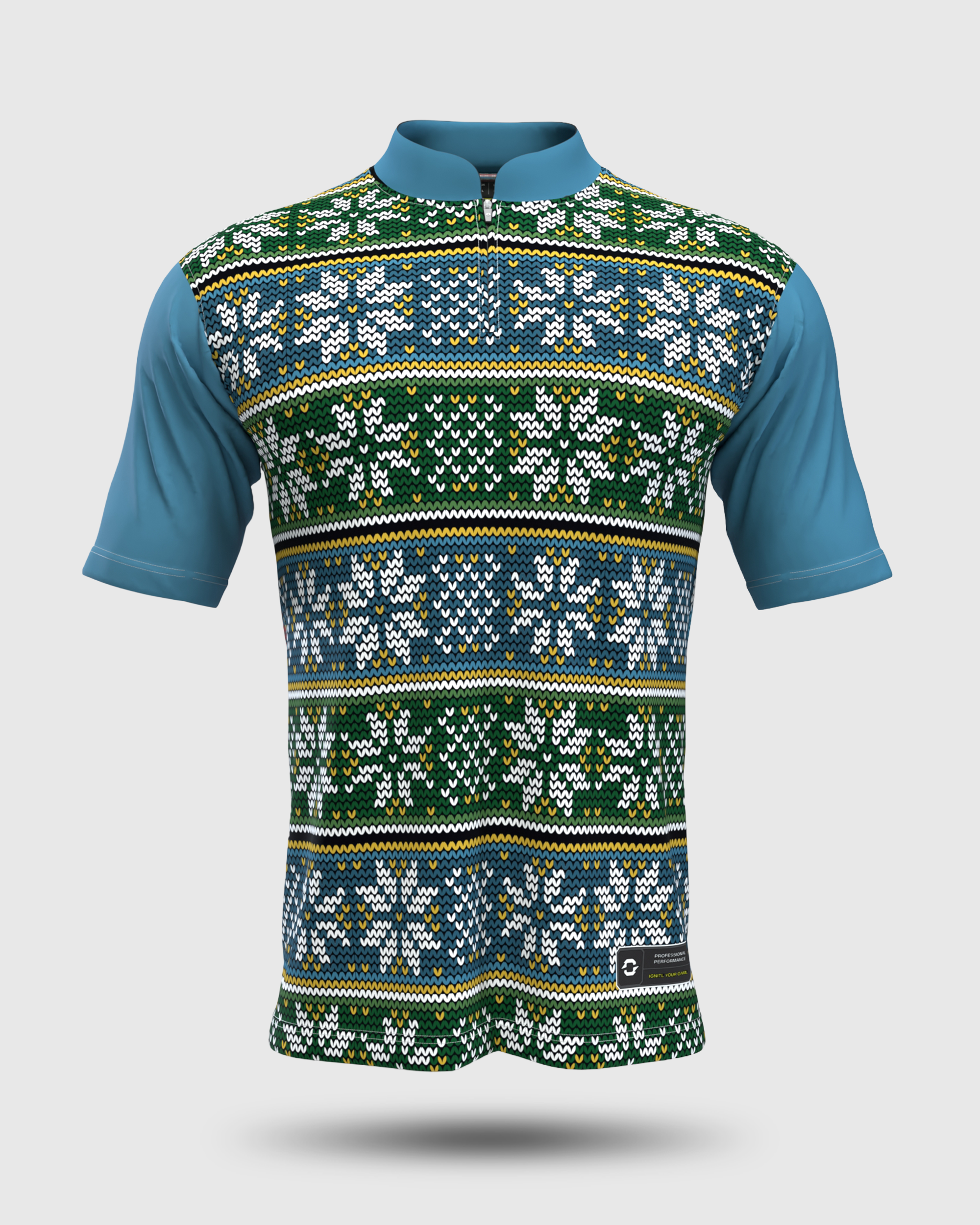 Christmas Jersey Blue