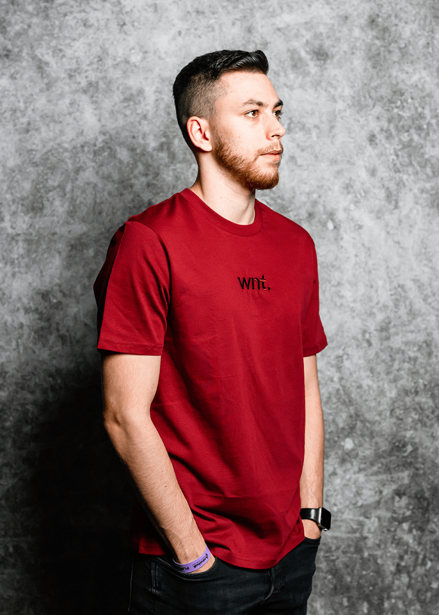 WNT Essential Tee Burgundy - Onboard Sportswear