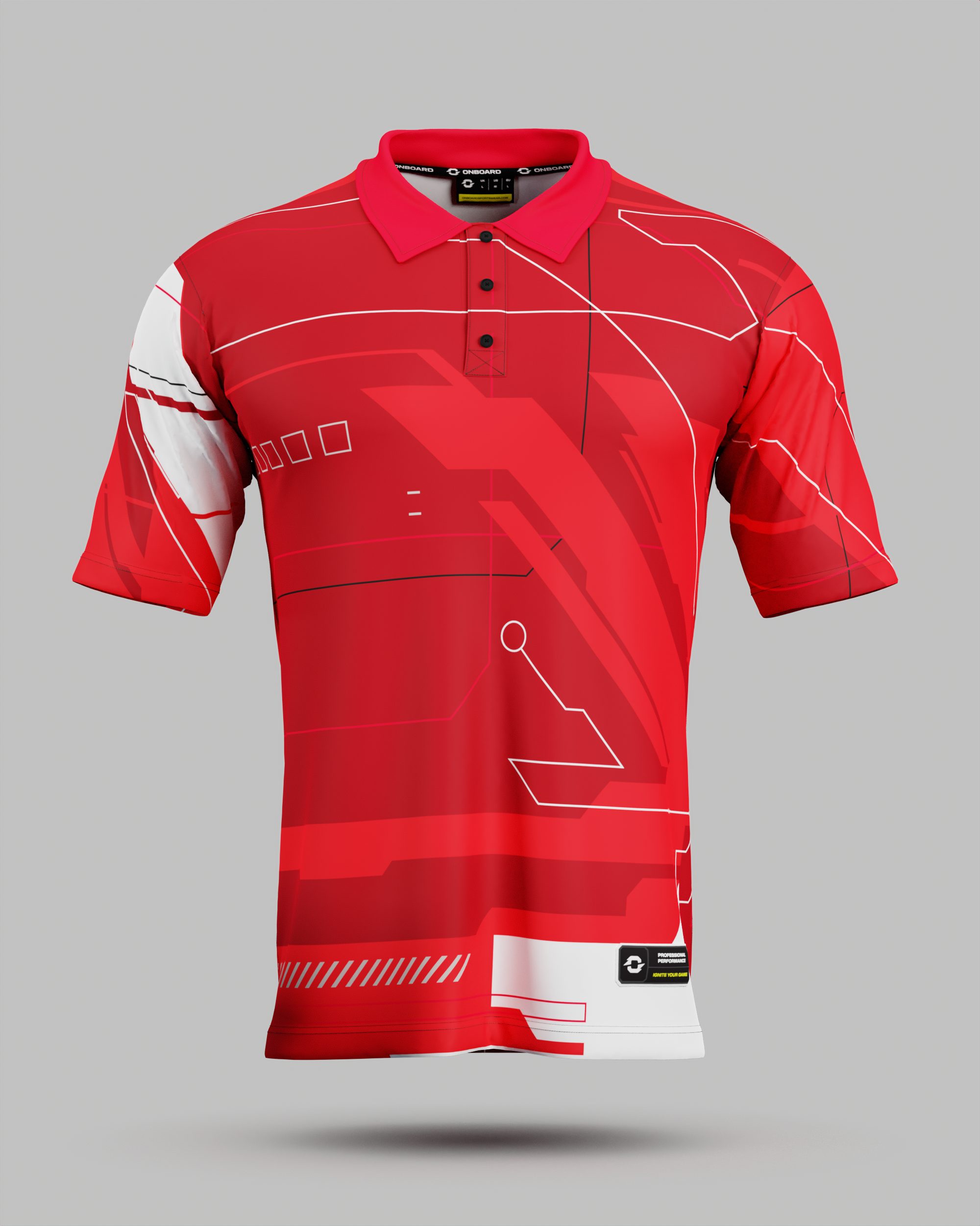 Express Tokyo 2.0 3 Button Polo Collar Jersey Torii