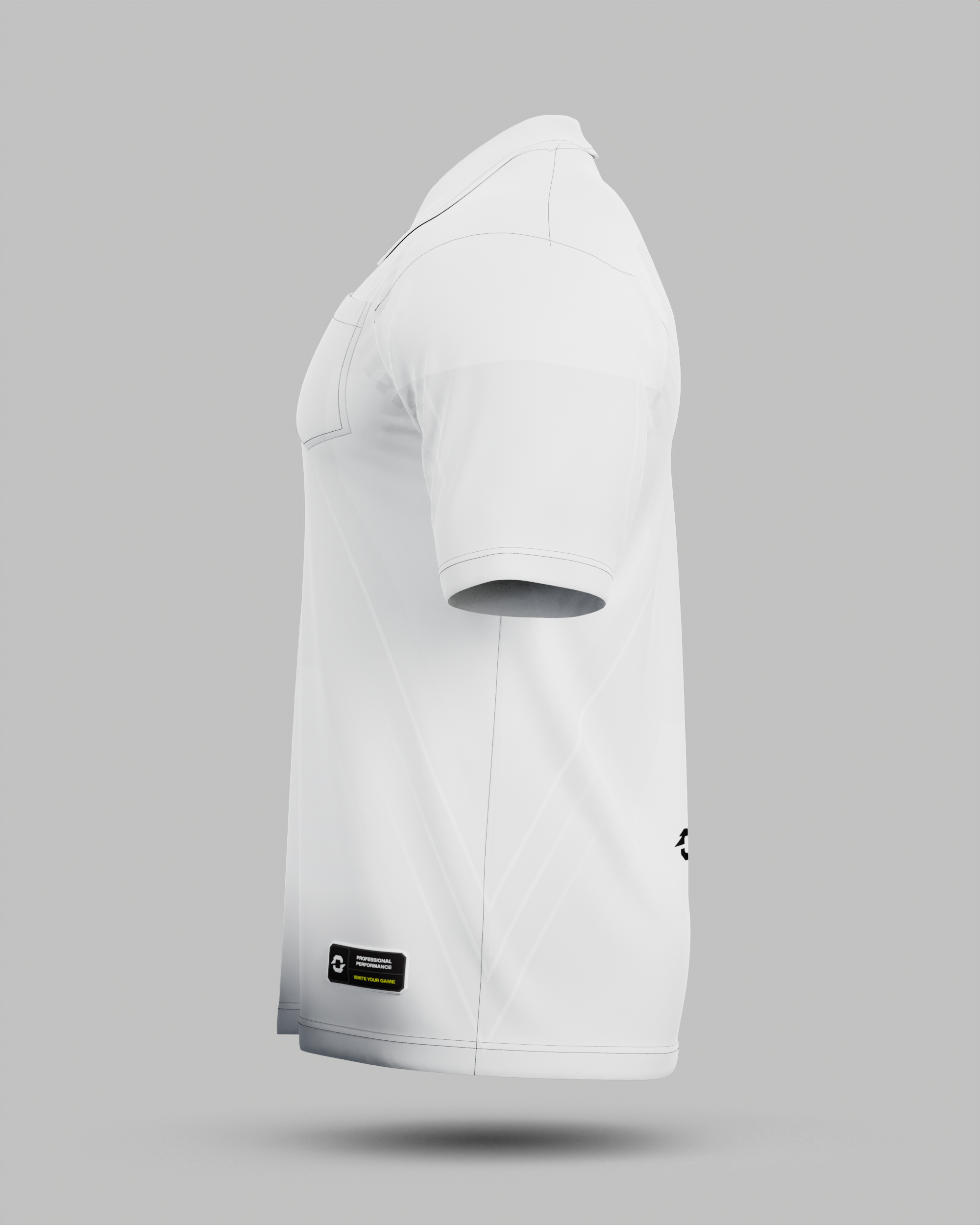 Onyx 3 Button Polo Collar Jersey With Pocket