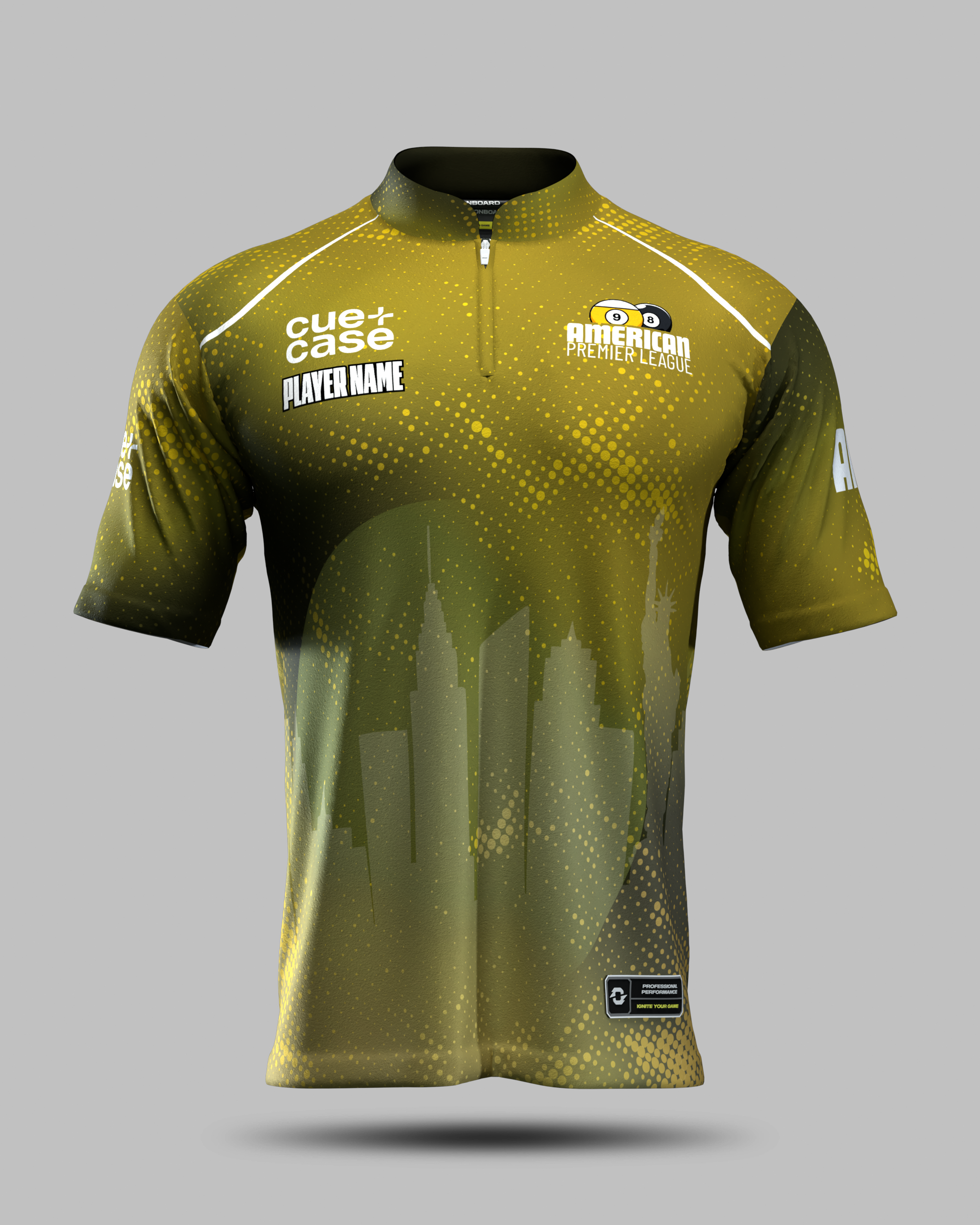 APL Pro Collar Jersey - Gold