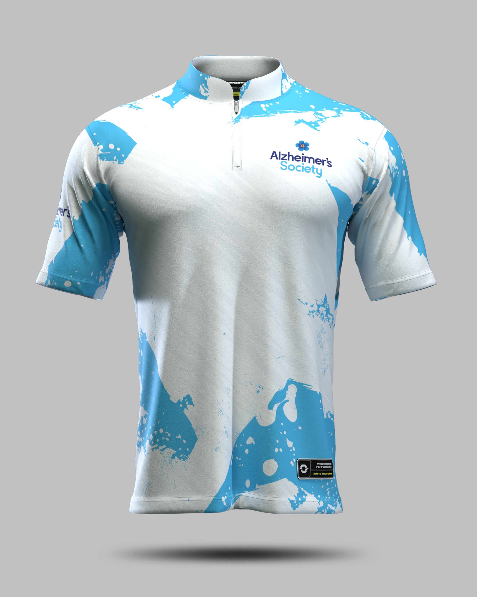 Alzheimer's Awareness Shirt White/Blue