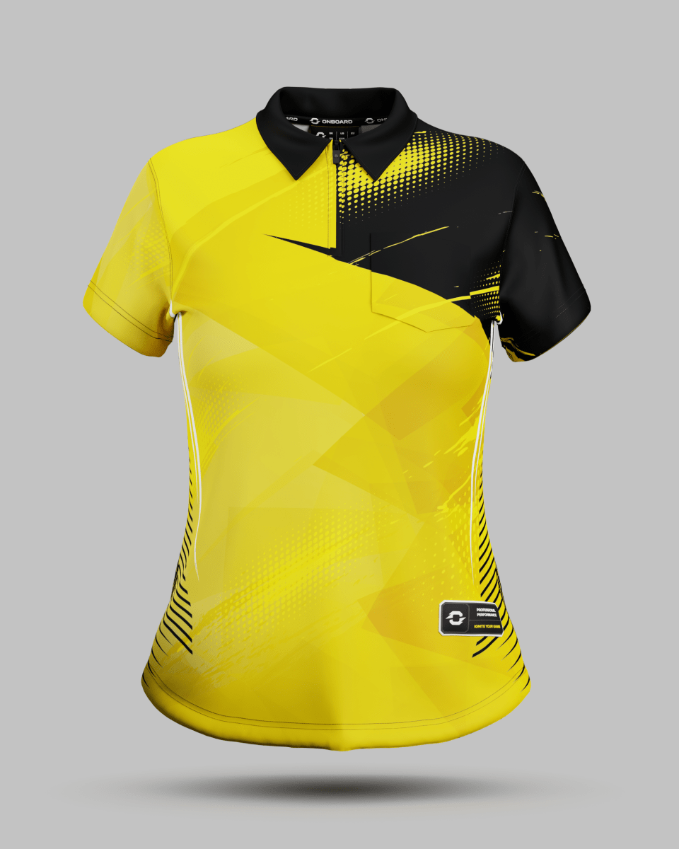 Womens Alaska 1/4 Zip Polo Collar Jersey - Onboard Sportswear