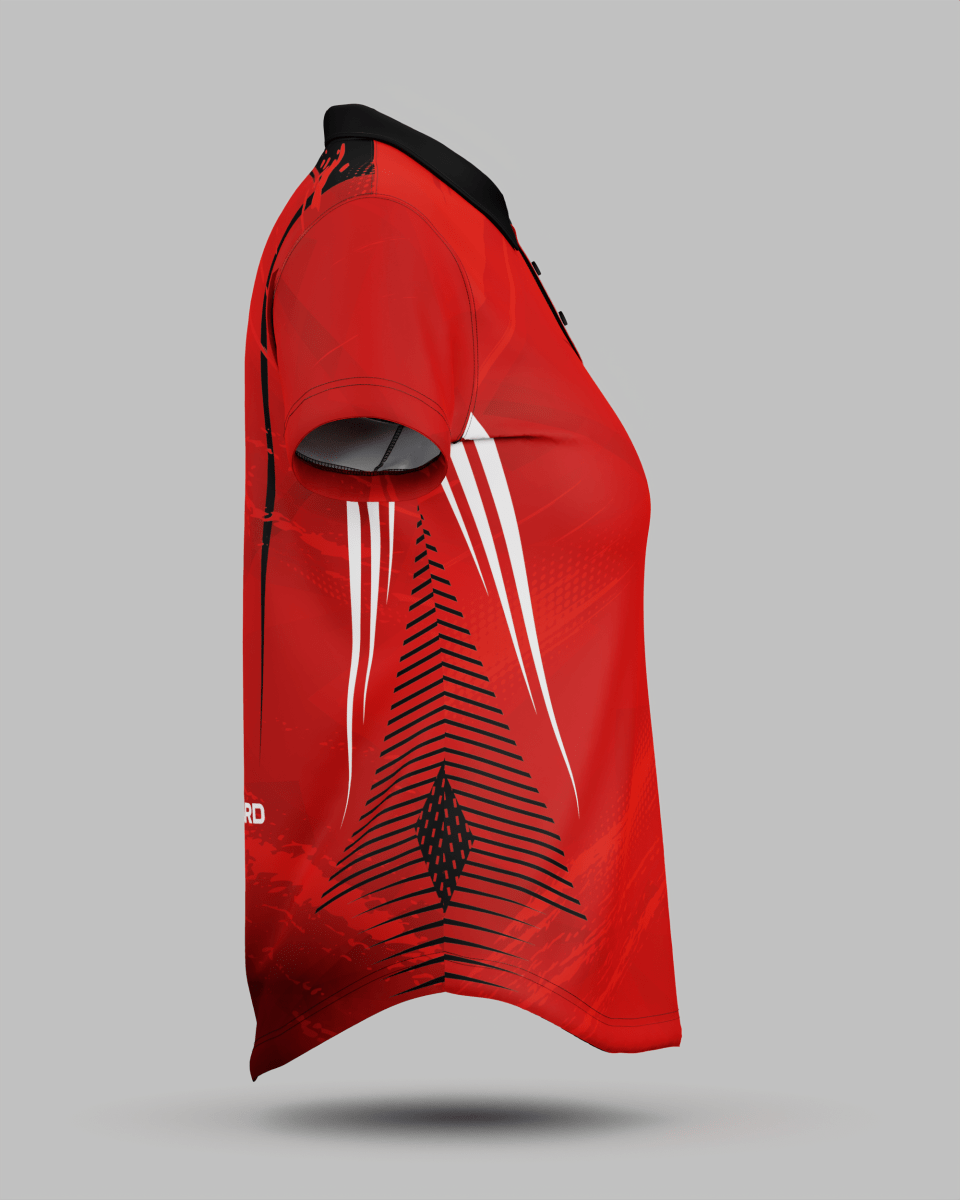 Womens Alaska 3 Button Polo Collar Jersey - Onboard Sportswear