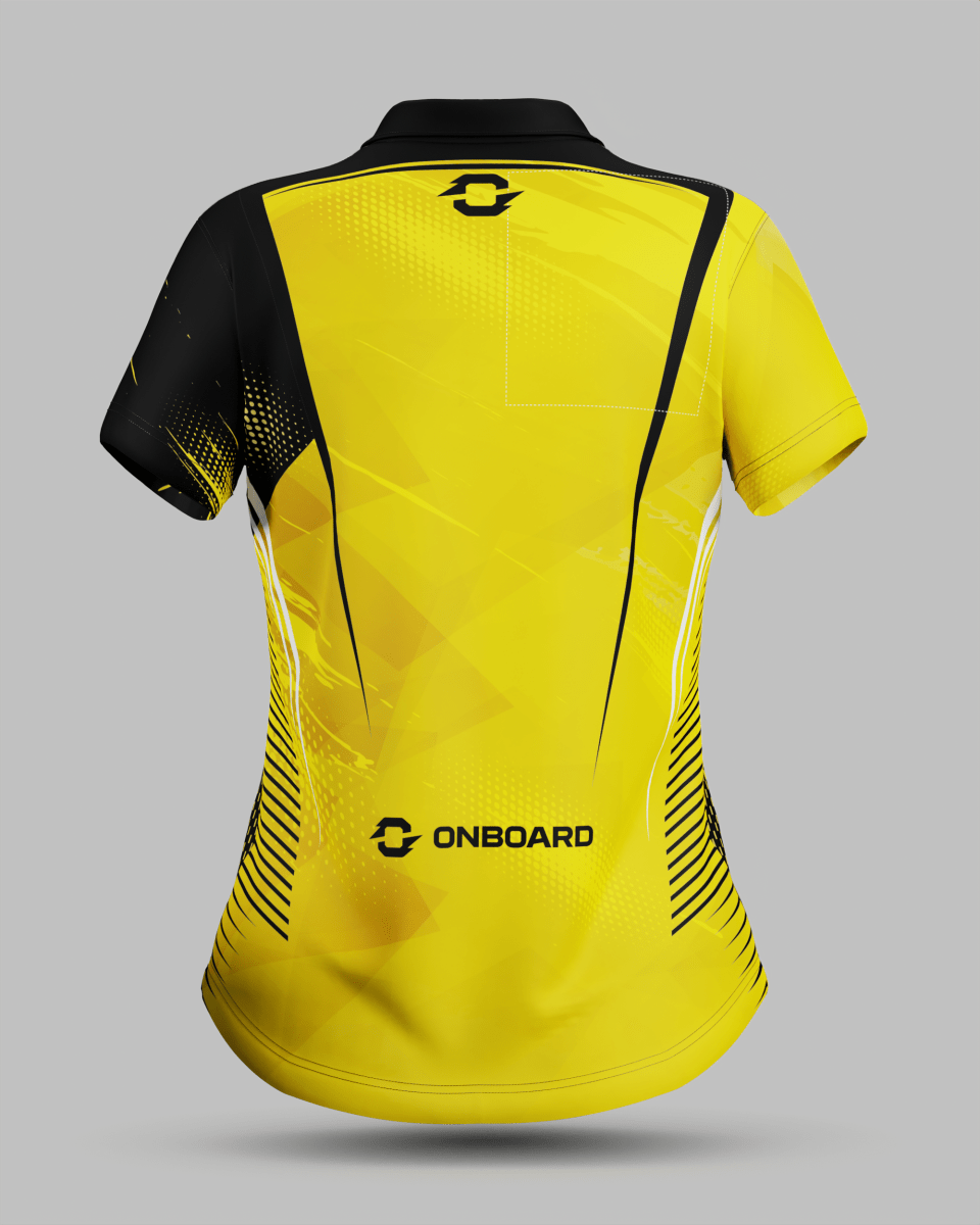 Womens Alaska 3 Button Polo Collar Jersey - Onboard Sportswear