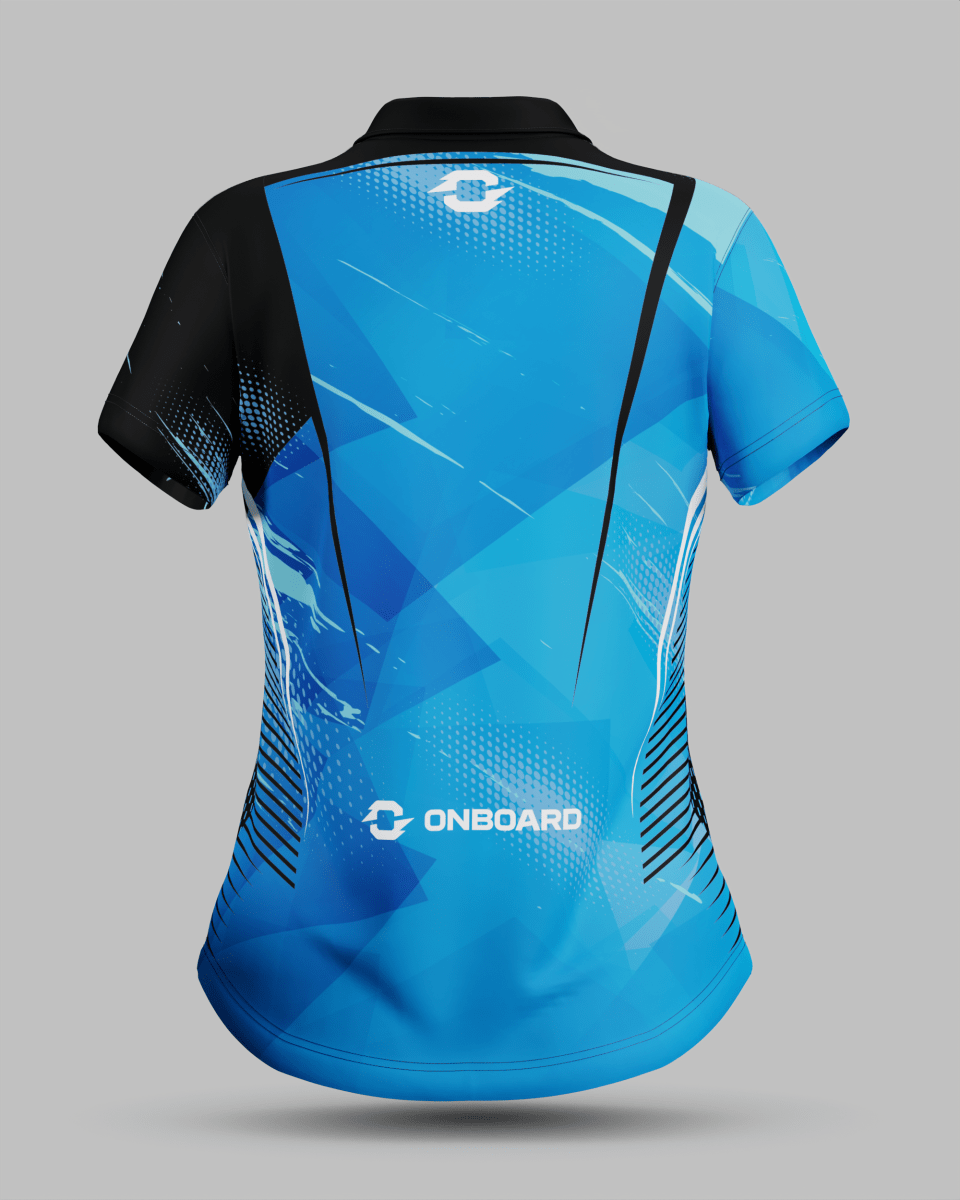 Womens Alaska 3 Button Polo Collar Jersey - Onboard Sportswear