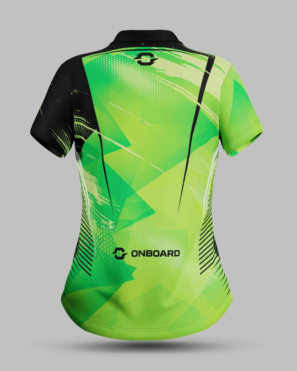 Womens Alaska 3 Button Polo Collar Jersey - Onboard Sportswear