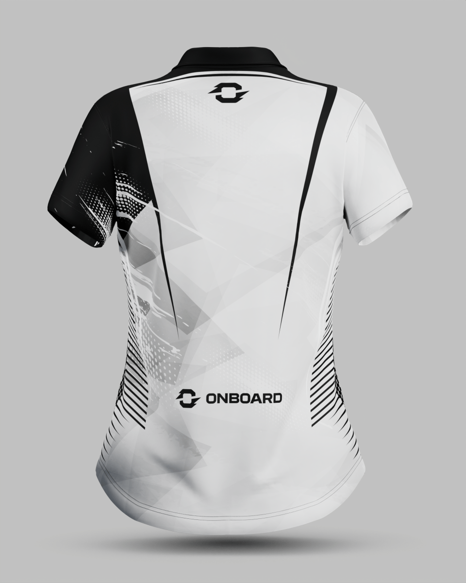 Womens Alaska 3 Button Polo Collar Jersey - Onboard Sportswear