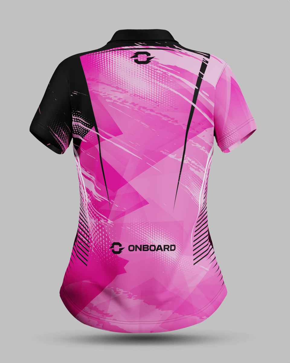 Womens Alaska 3 Button Polo Collar Jersey - Onboard Sportswear