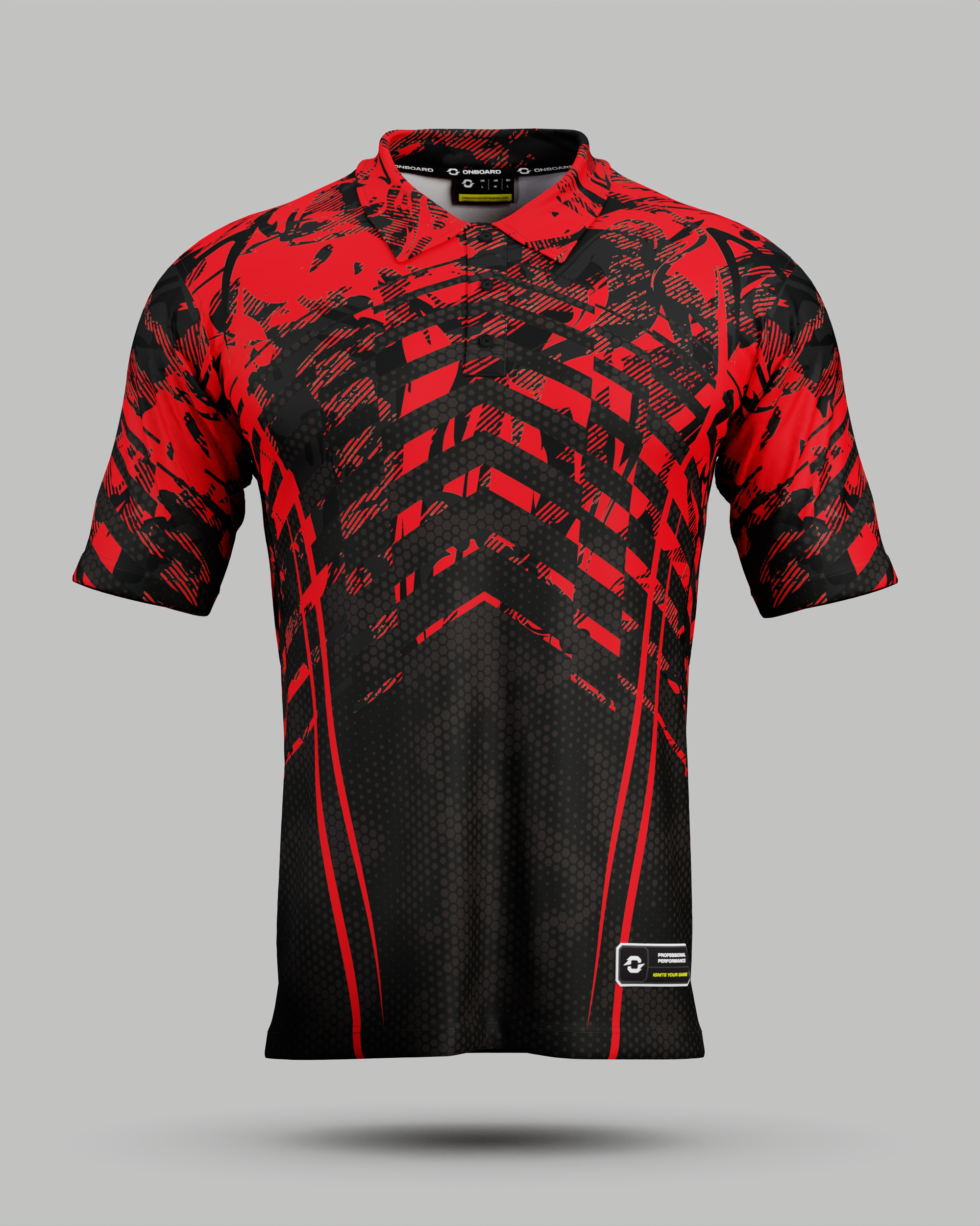 Youth Arizona 3 Button Polo Collar Jersey