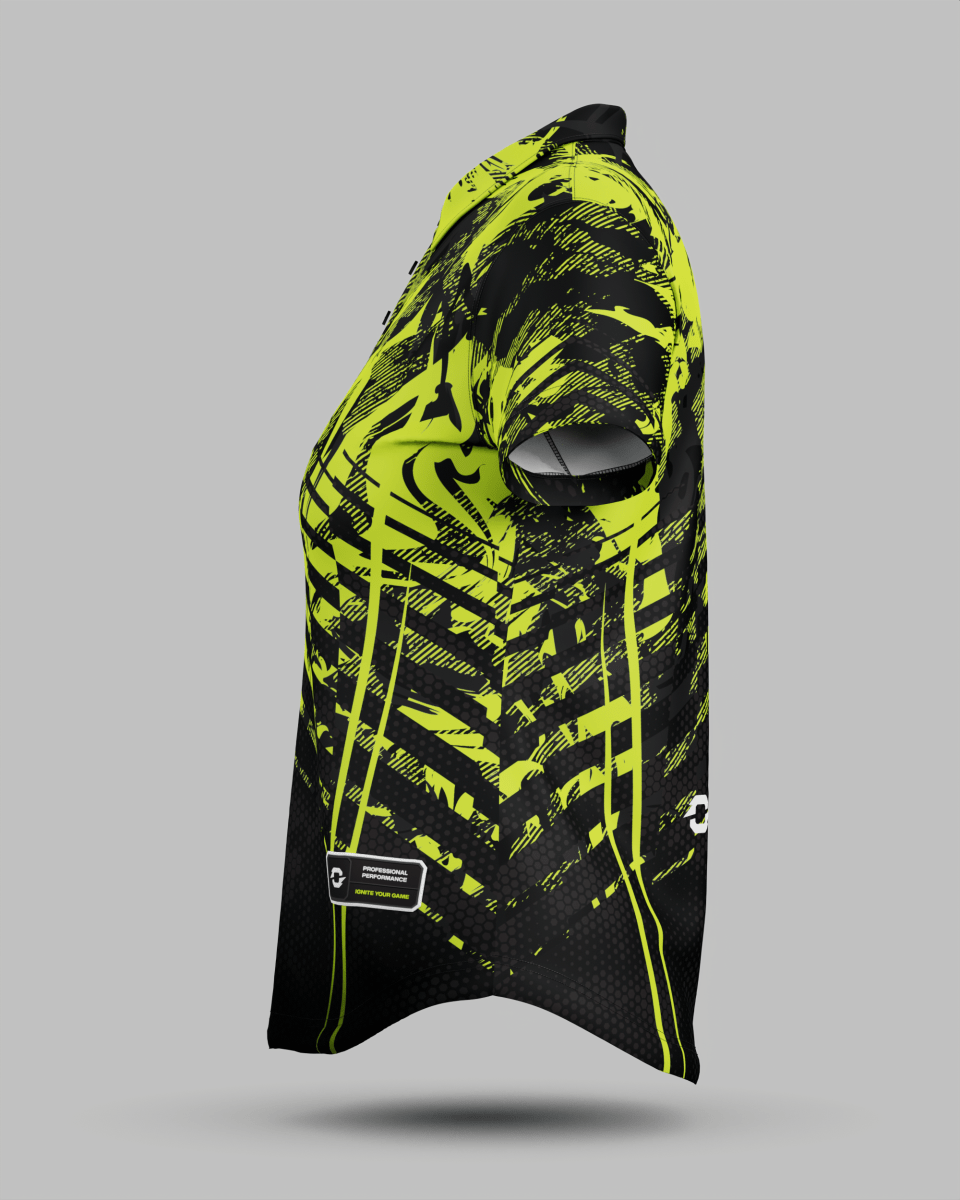 Womens Arizona 3 Button Polo Collar Jersey - Onboard Sportswear