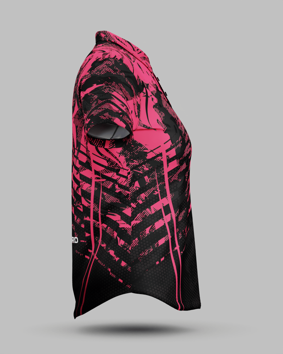 Womens Arizona 3 Button Polo Collar Jersey - Onboard Sportswear