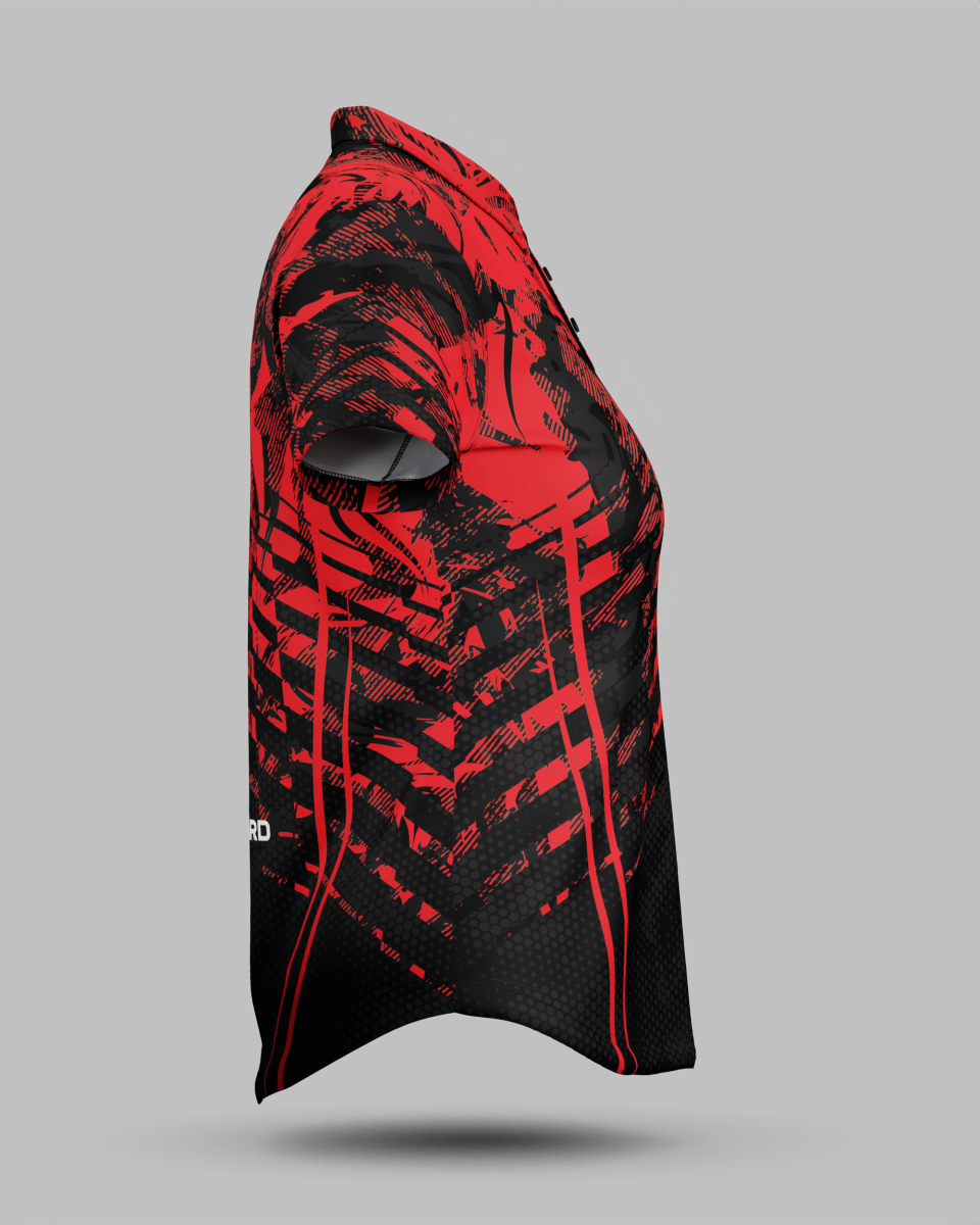 Womens Arizona 3 Button Polo Collar Jersey - Onboard Sportswear