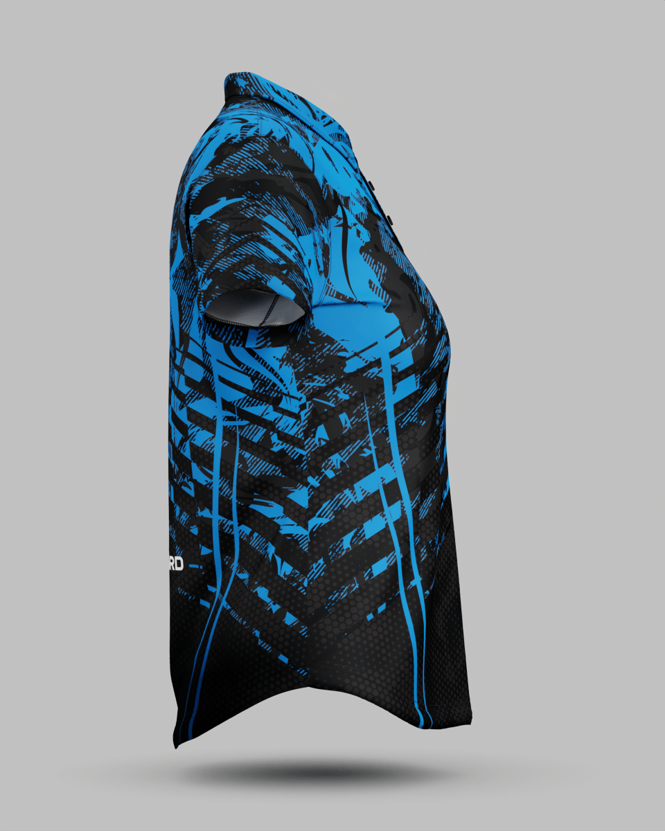 Womens Arizona 3 Button Polo Collar Jersey - Onboard Sportswear