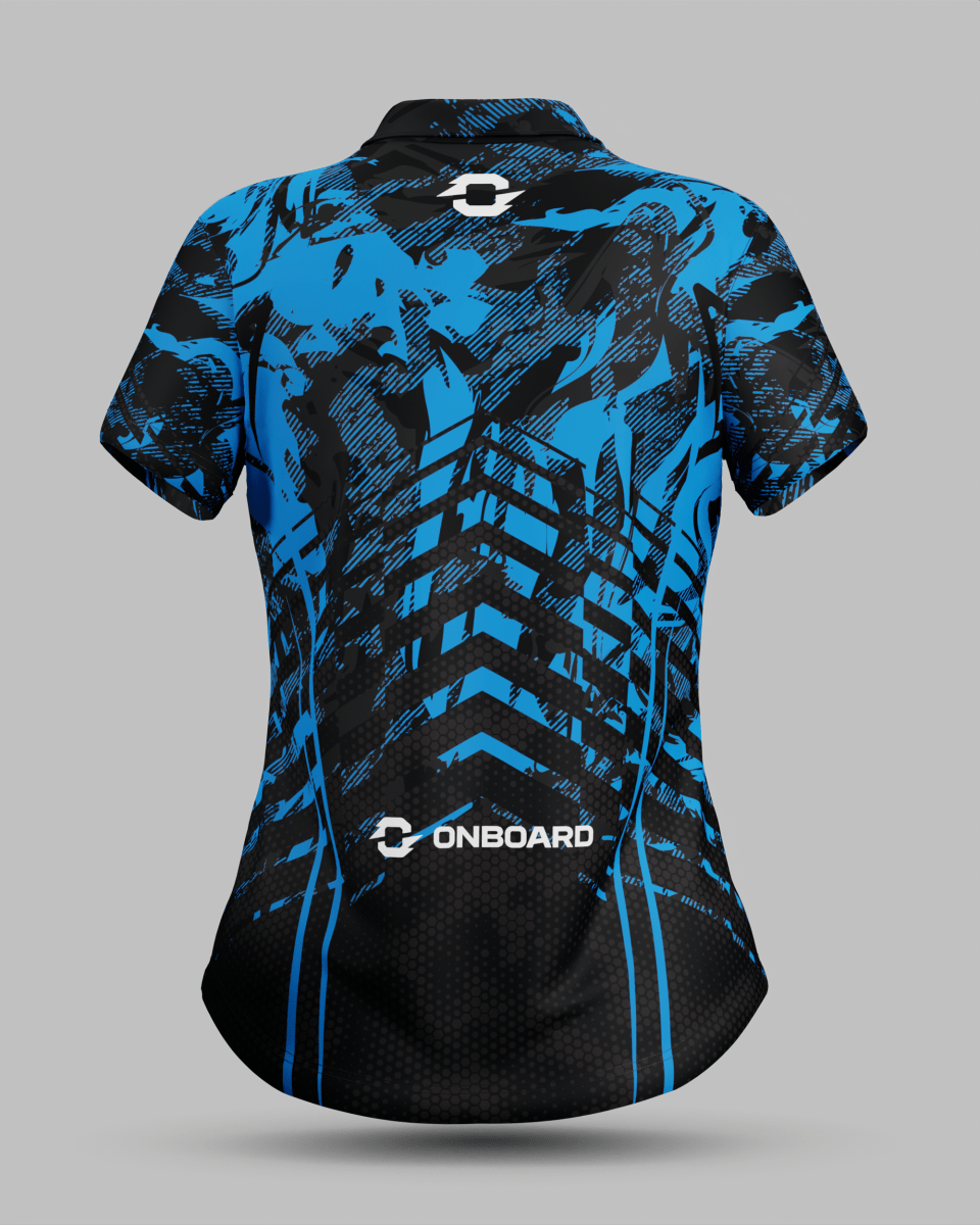 Womens Arizona 3 Button Polo Collar Jersey - Onboard Sportswear