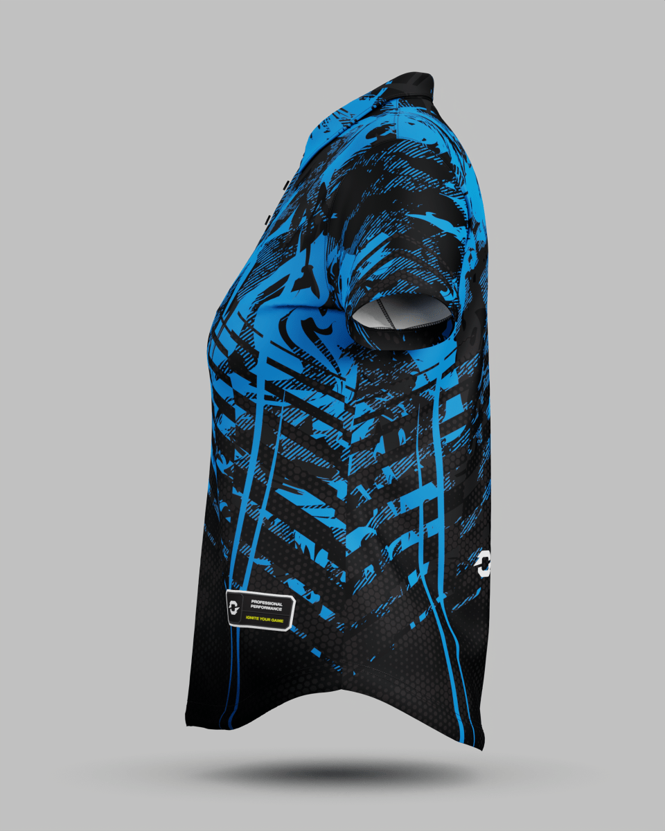 Womens Arizona 3 Button Polo Collar Jersey - Onboard Sportswear