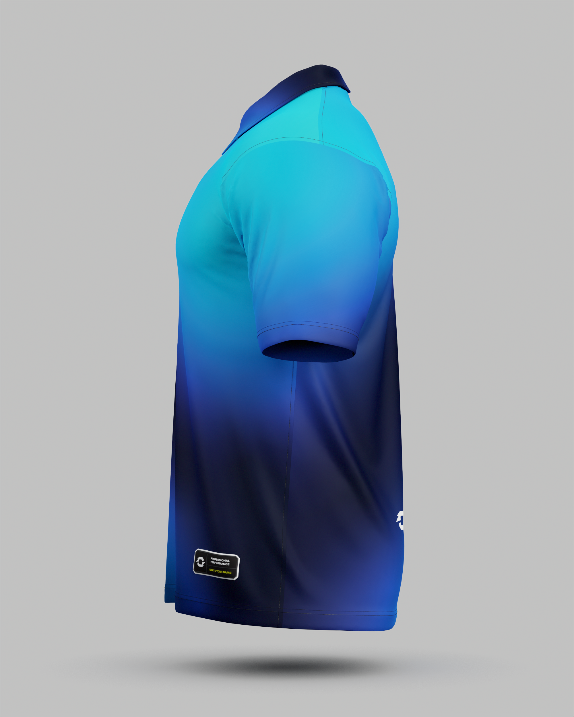 Youth Aura 1/4 Zip Polo Collar Jersey