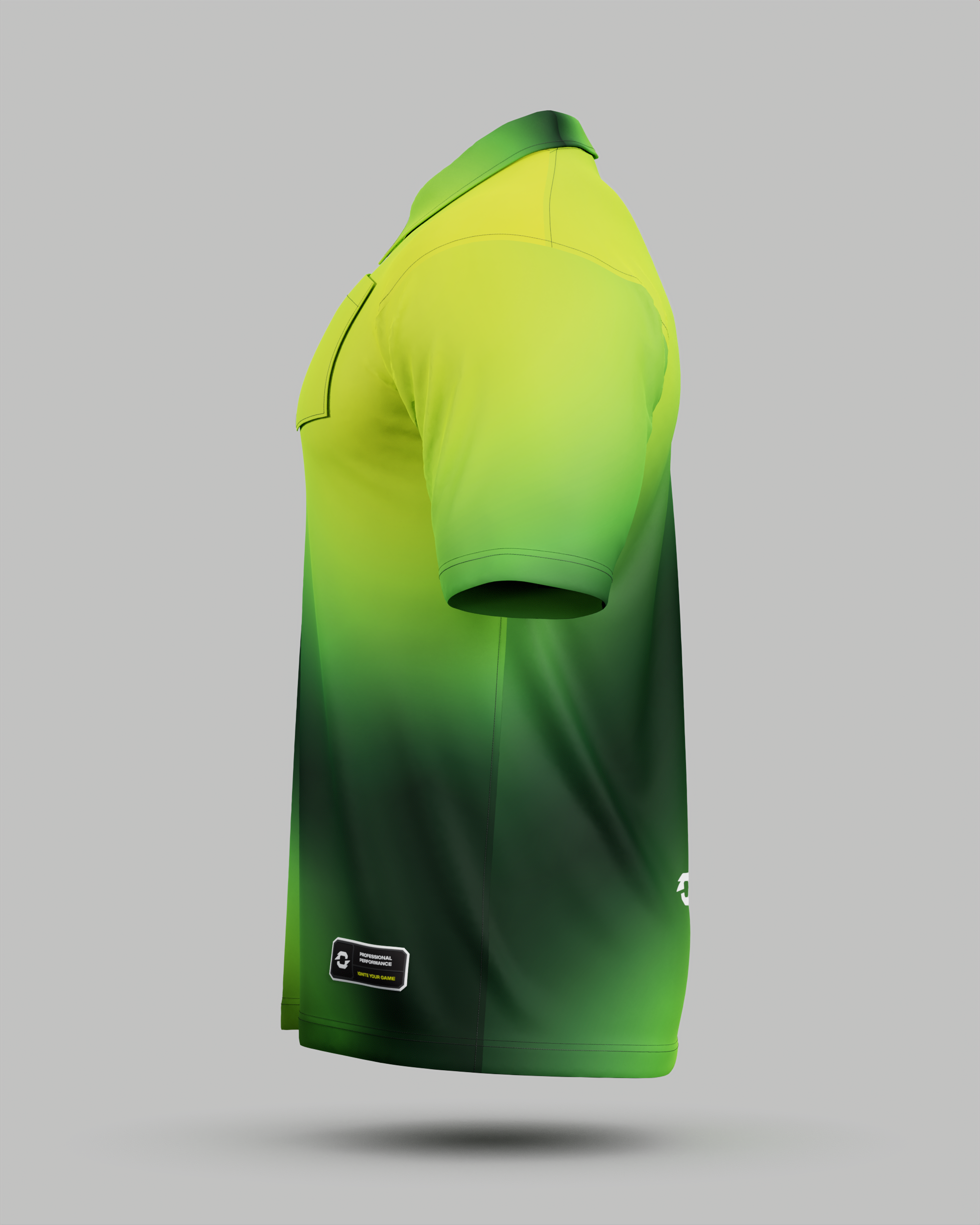 Youth Aura 1/4 Zip Polo Collar Jersey With Pocket