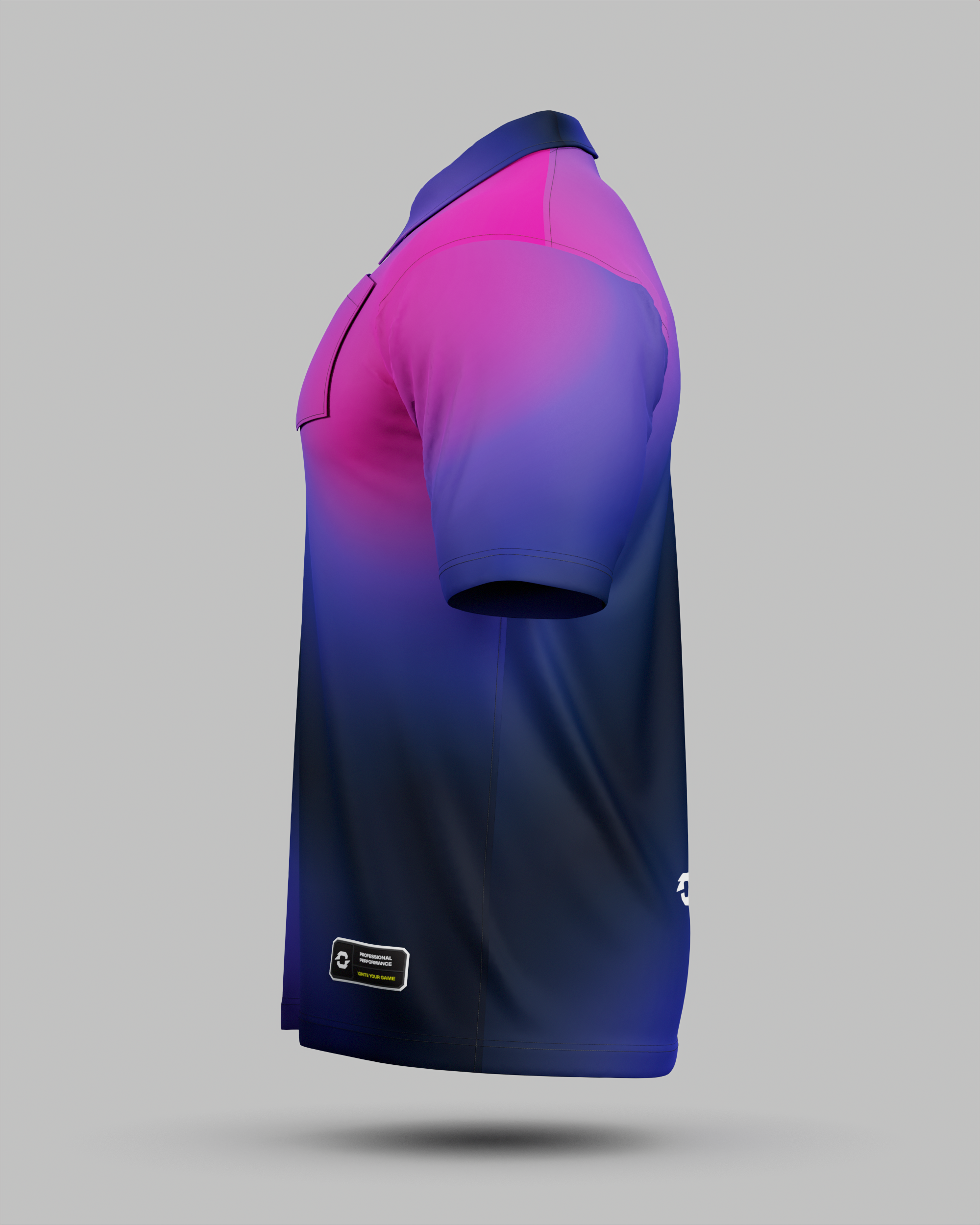 Youth Aura 1/4 Zip Polo Collar Jersey With Pocket