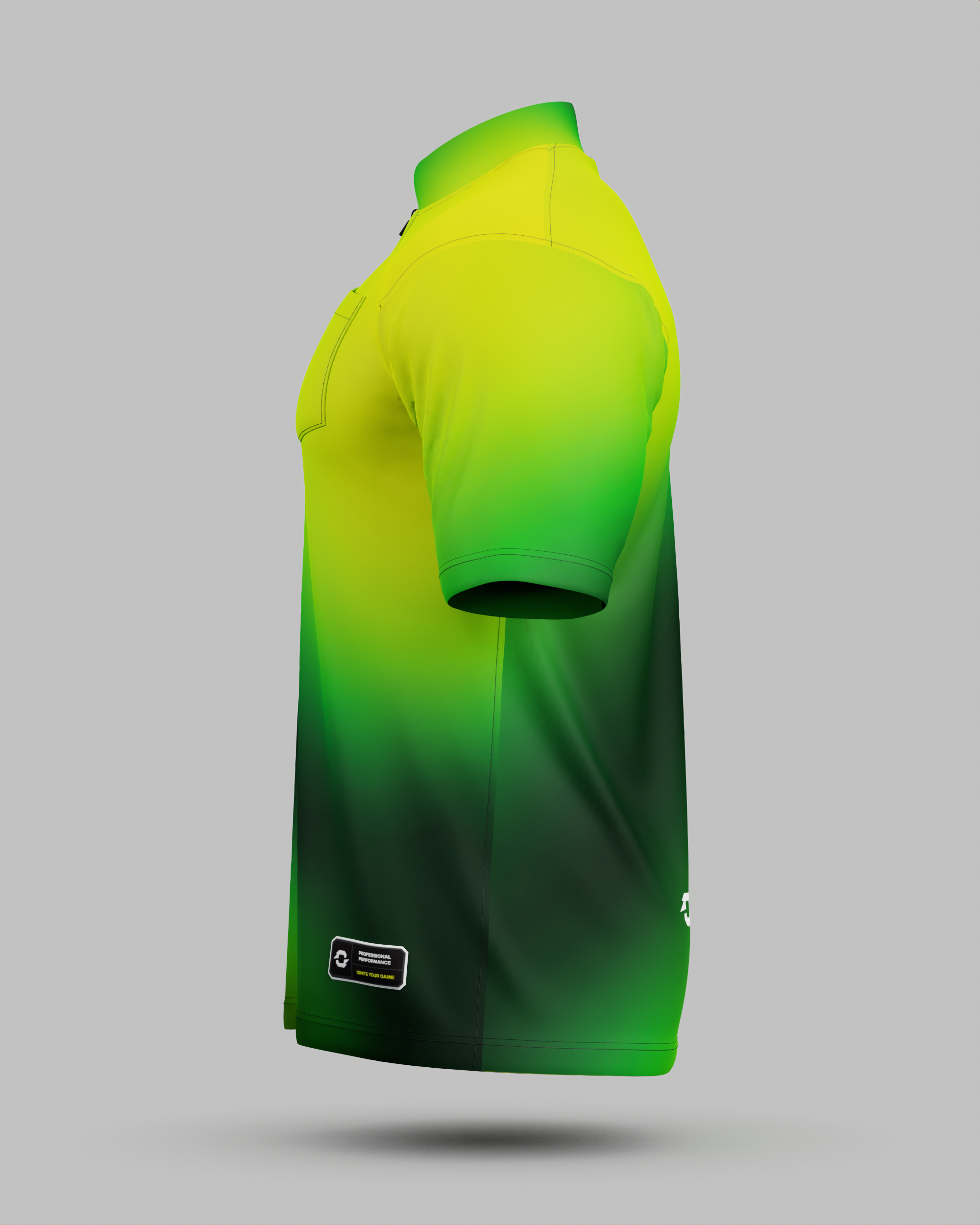 Youth Aura 1/4 Zip Pro Collar Jersey With Pocket