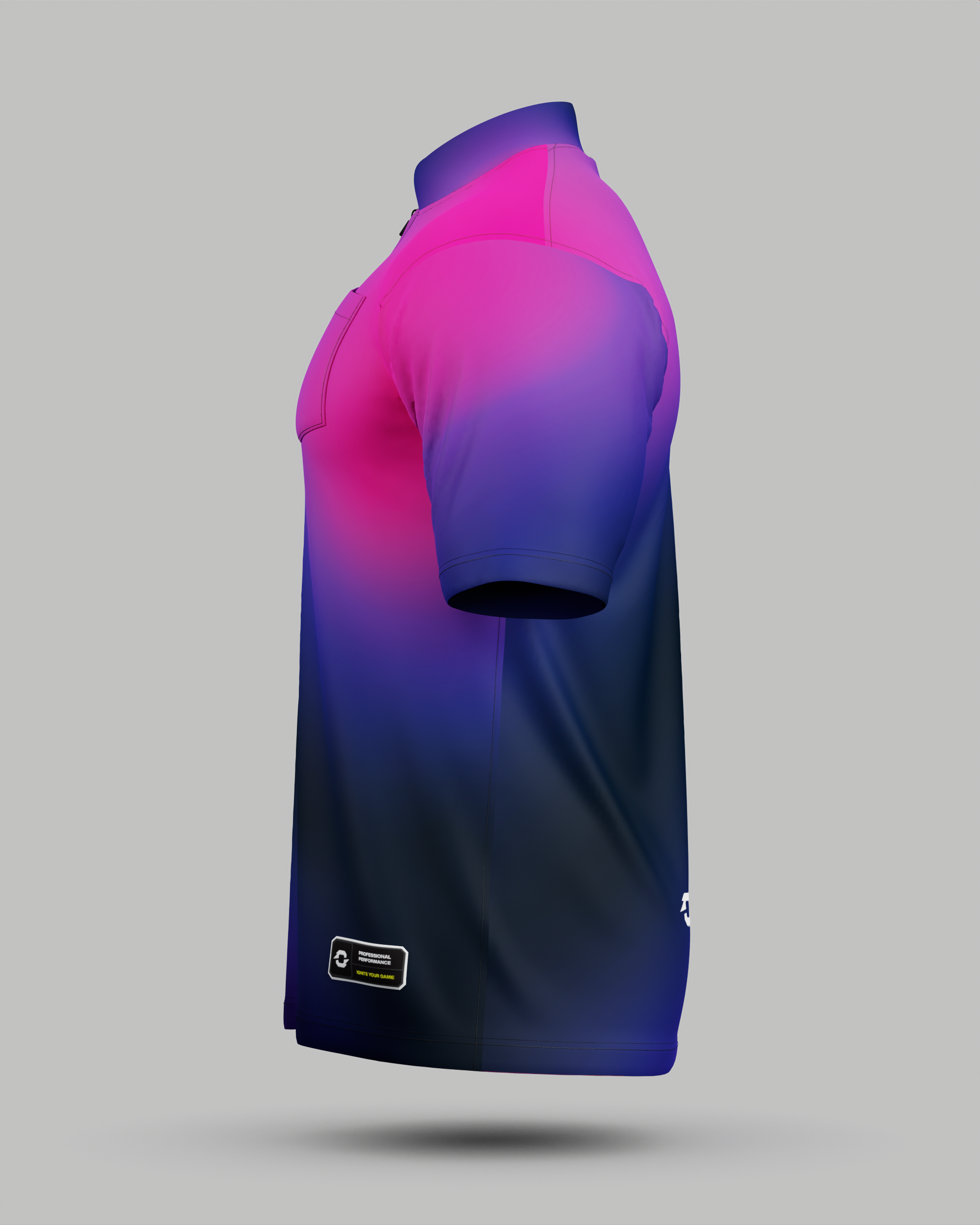 Aura 1/4 Zip Pro Collar Jersey With Pocket