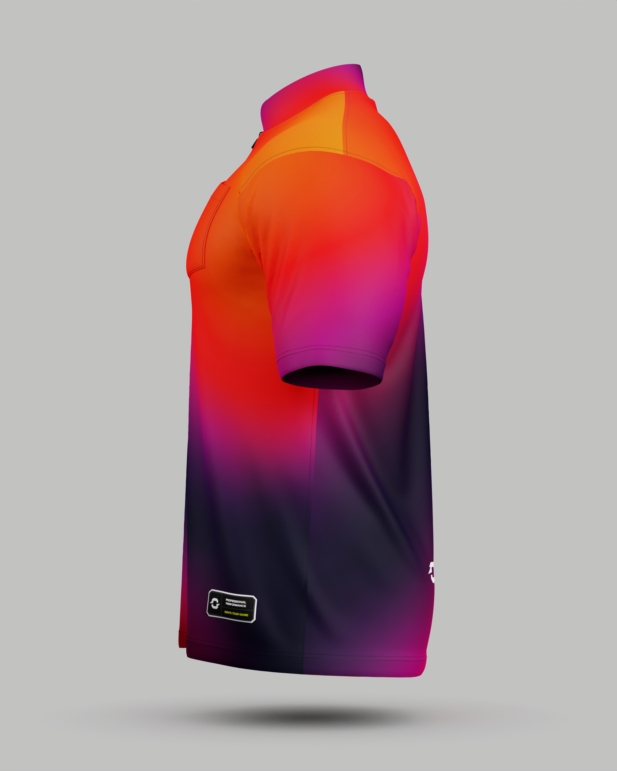 Youth Aura 1/4 Zip Pro Collar Jersey With Pocket