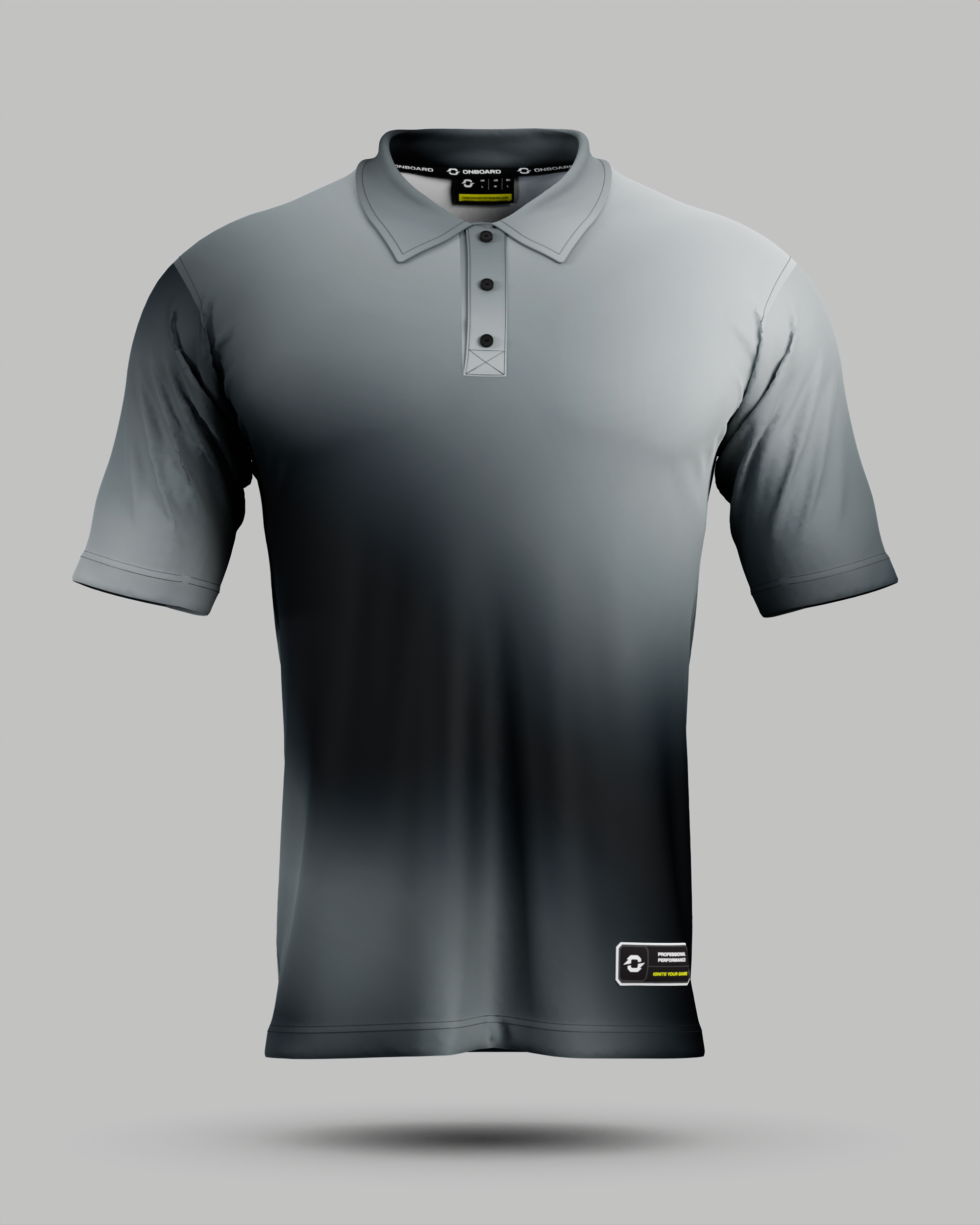 Youth Aura 3 Button Polo Collar Jersey