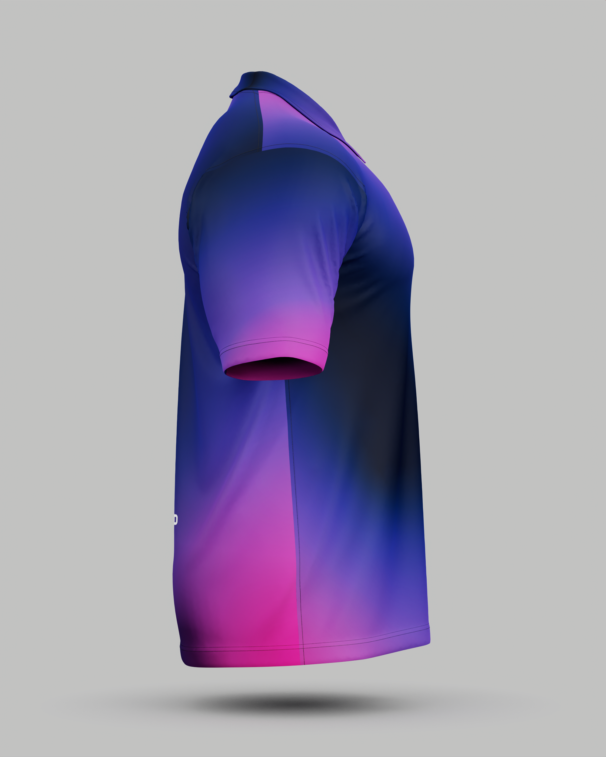 Aura 3 Button Polo Collar Jersey With Pocket