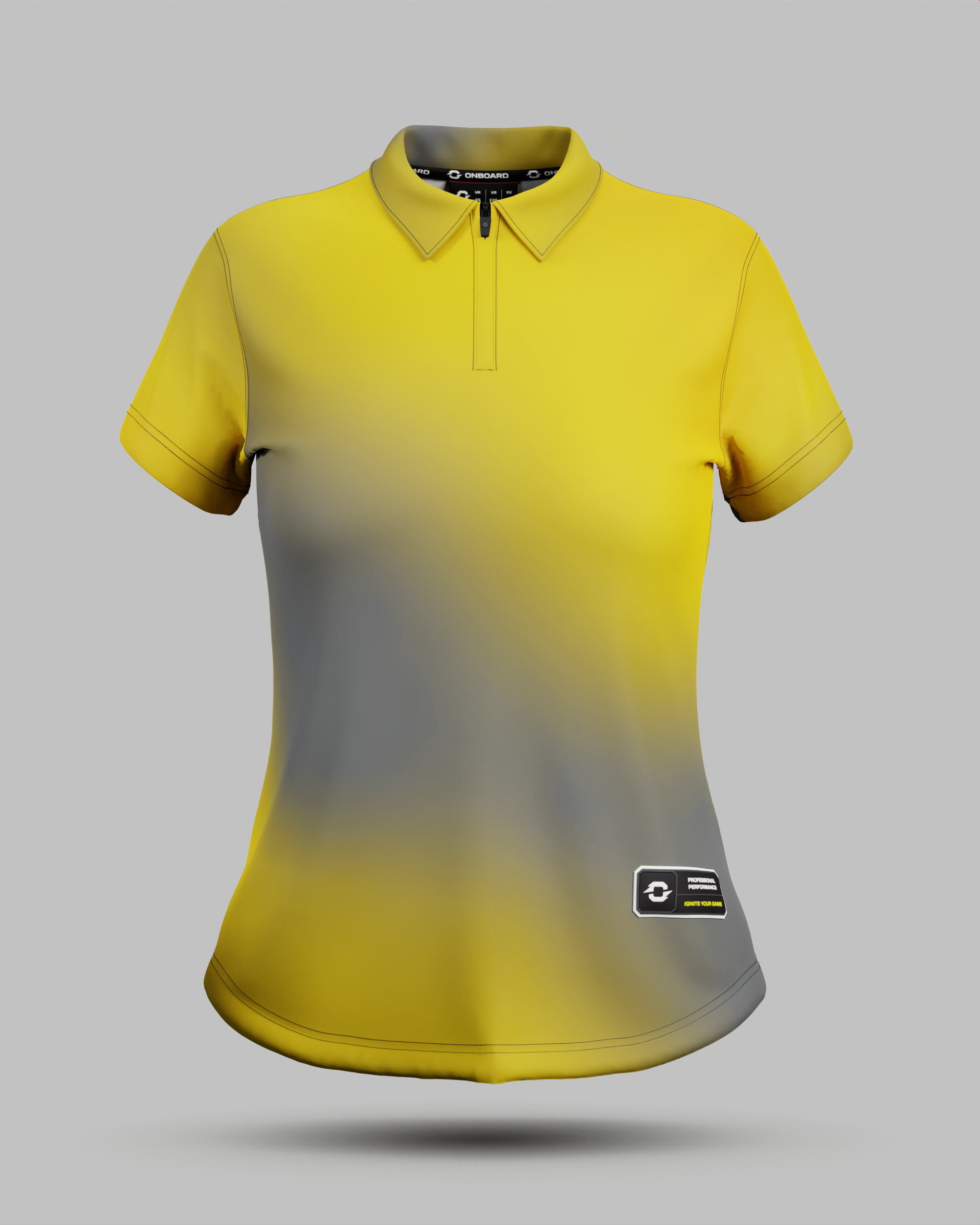 Womens Aura 1/4 Zip Polo Collar Jersey