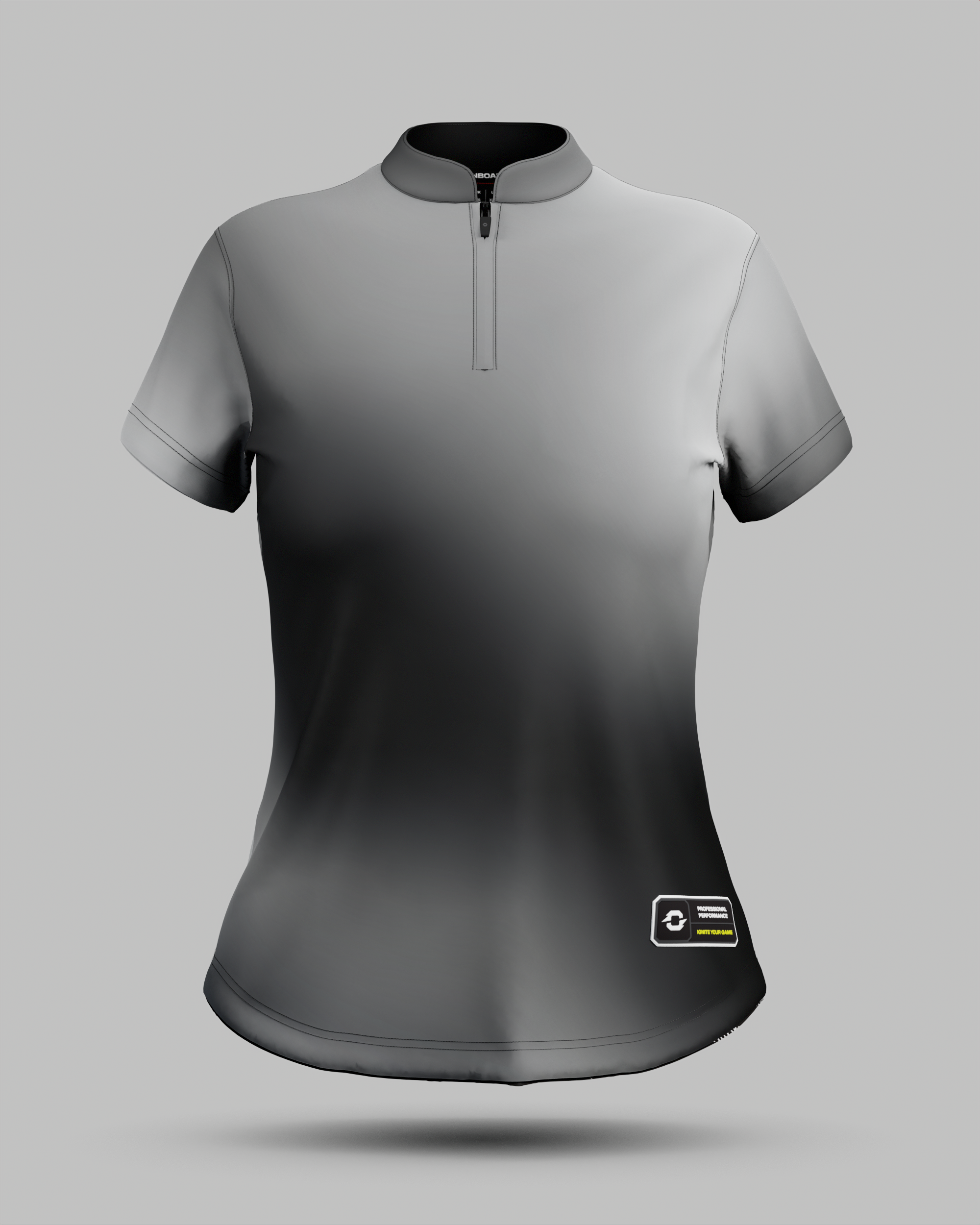 Womens Aura 1/4 Zip Pro Collar Jersey
