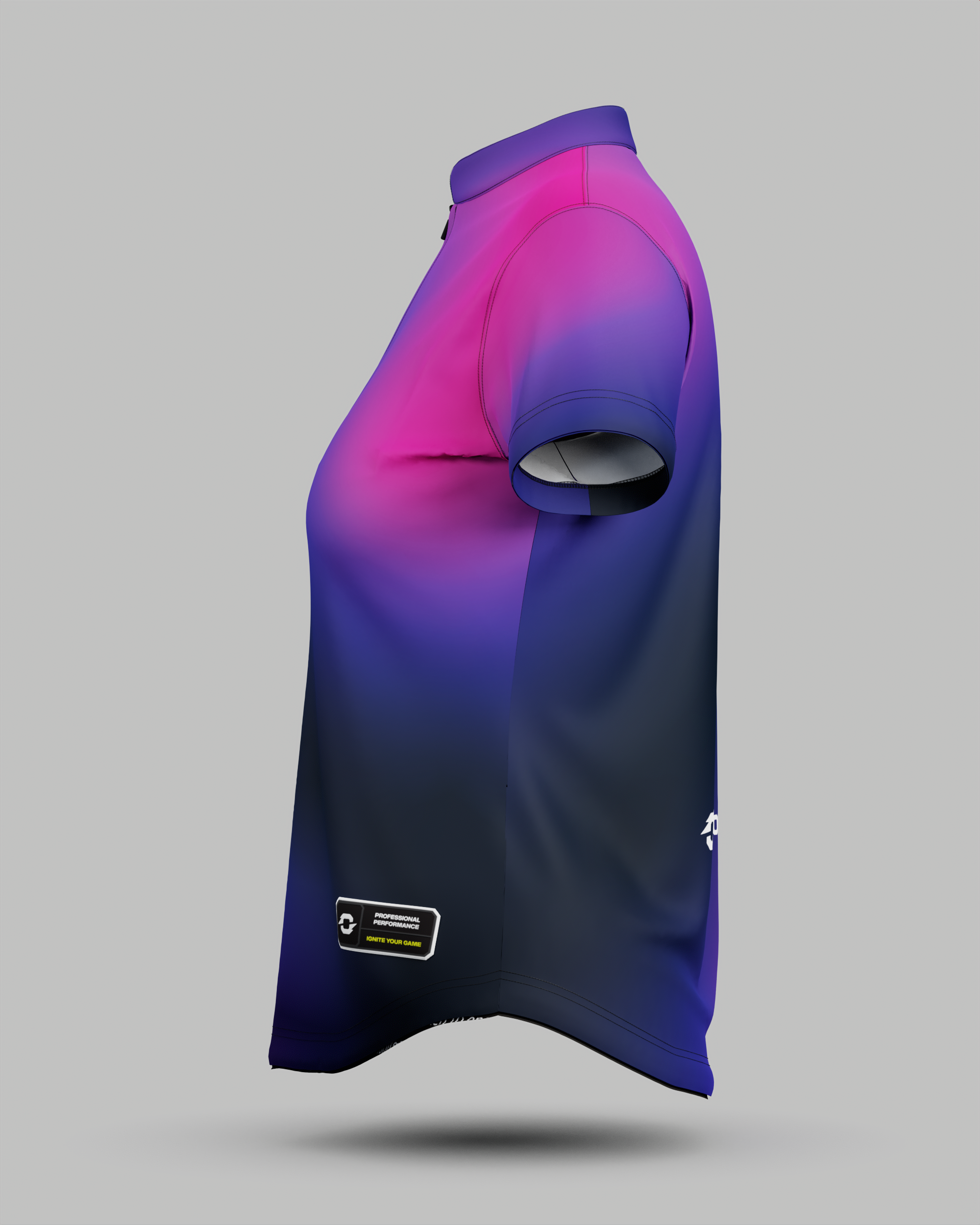 Womens Aura 1/4 Zip Pro Collar Jersey