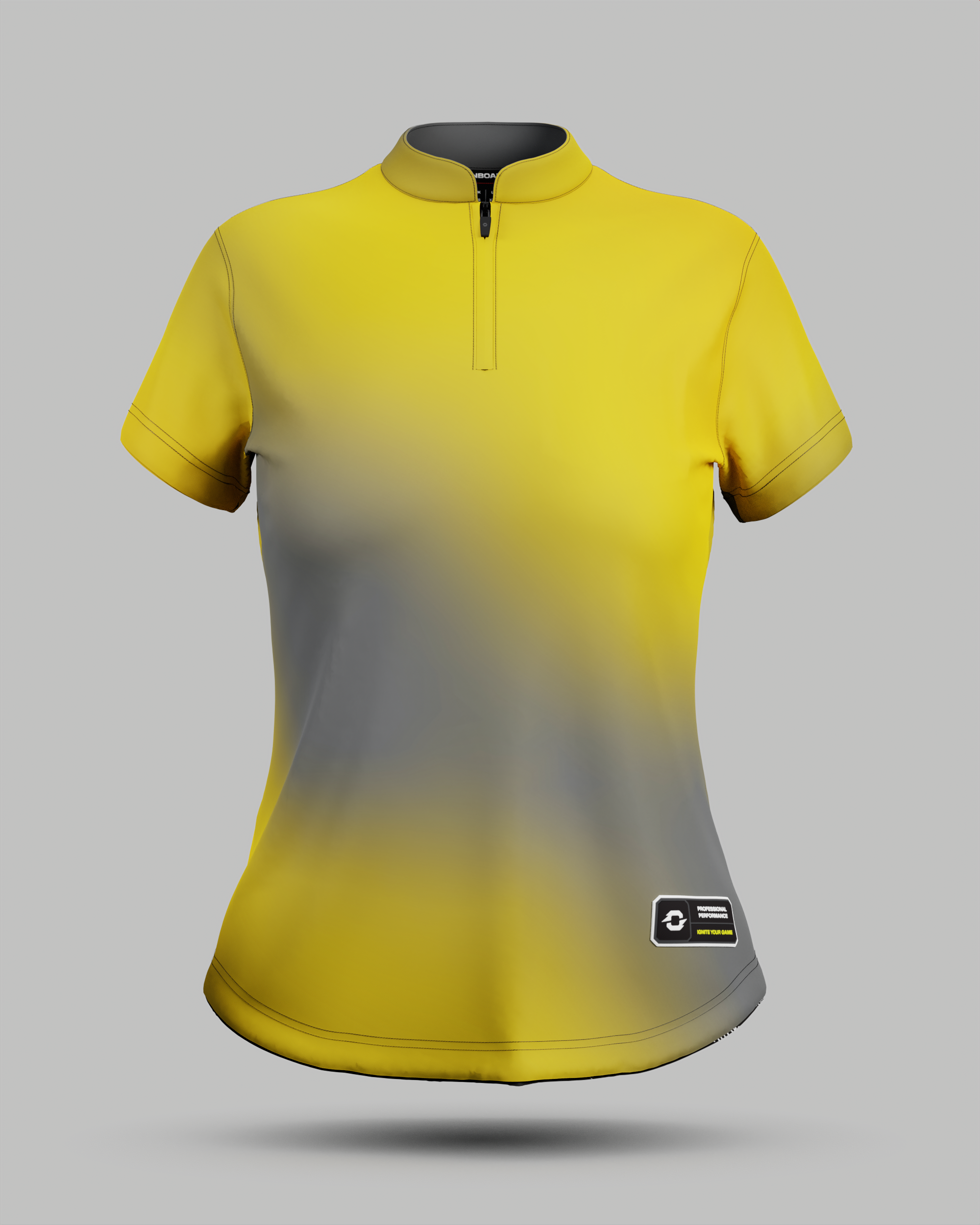 Womens Aura 1/4 Zip Pro Collar Jersey