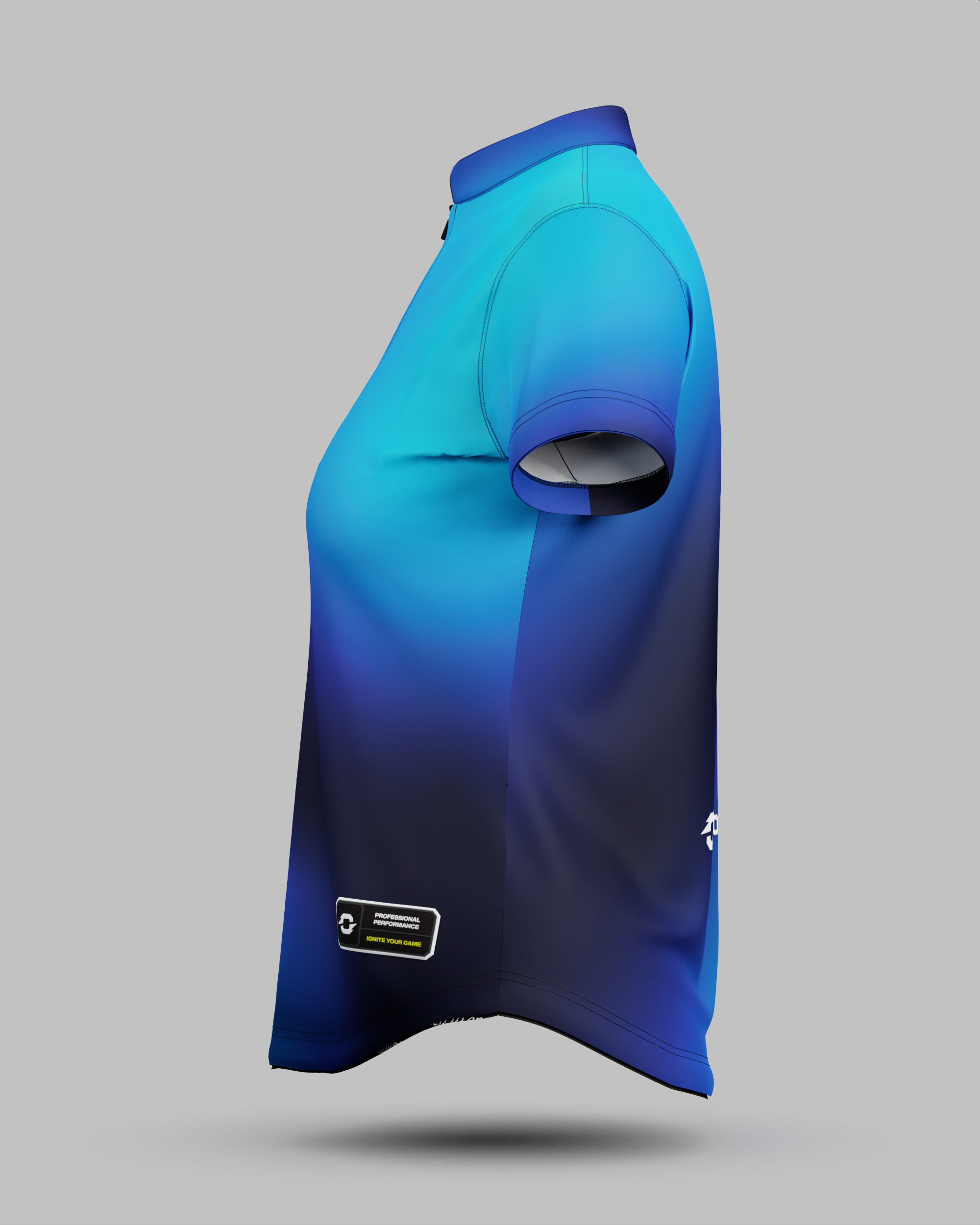 Womens Aura 1/4 Zip Pro Collar Jersey
