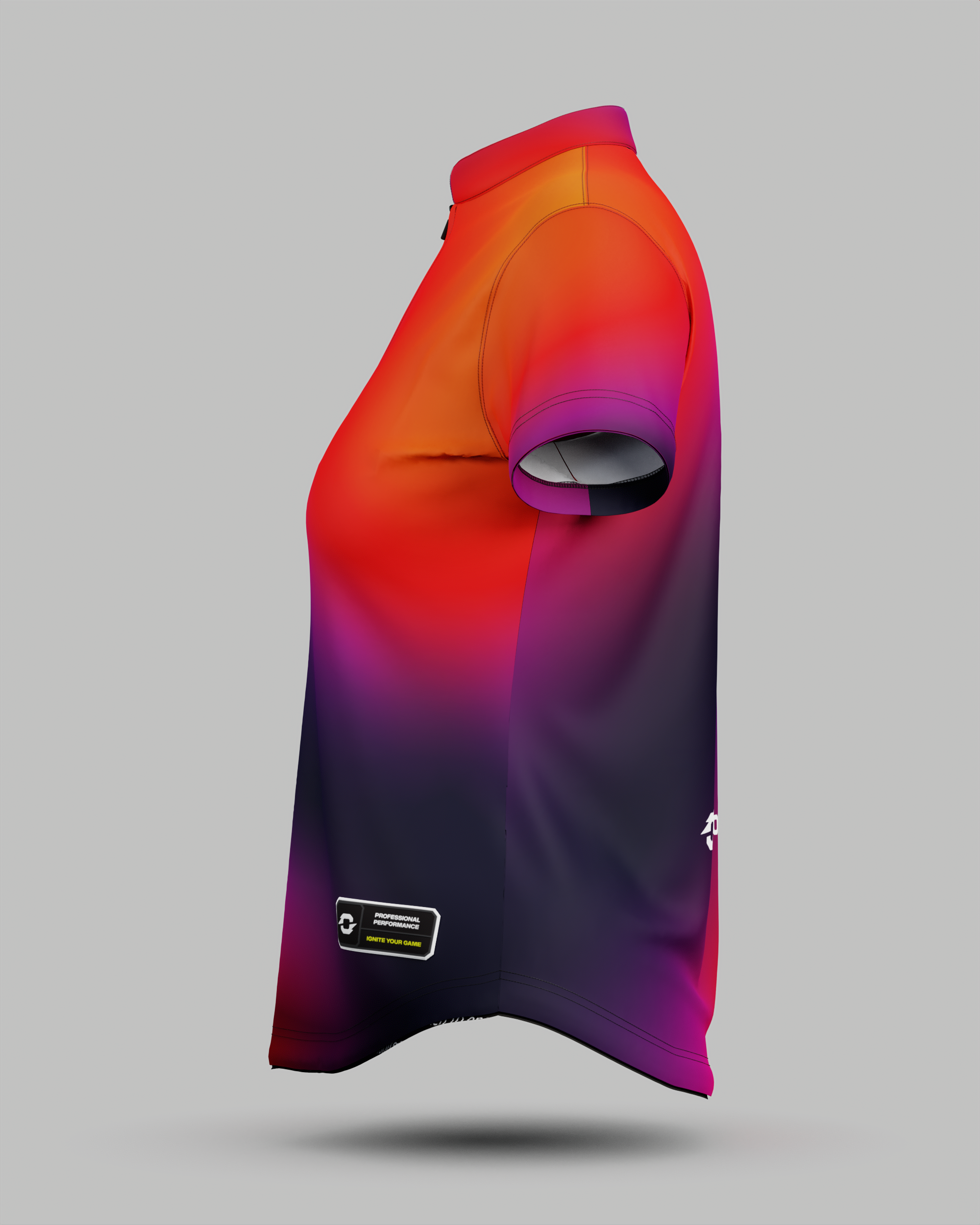 Womens Aura 1/4 Zip Pro Collar Jersey