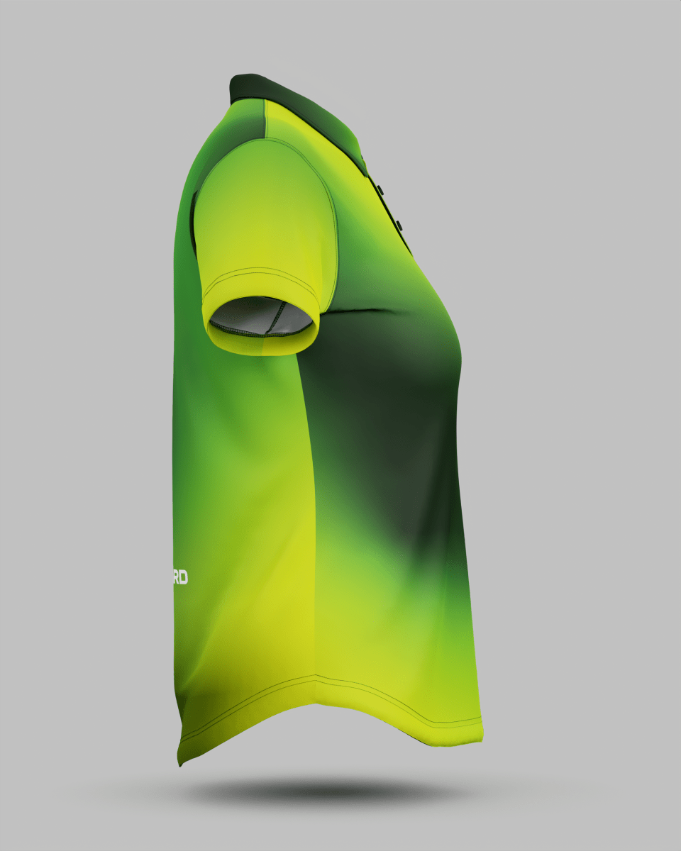 Womens Aura 3 Button Polo Collar Jersey - Onboard Sportswear