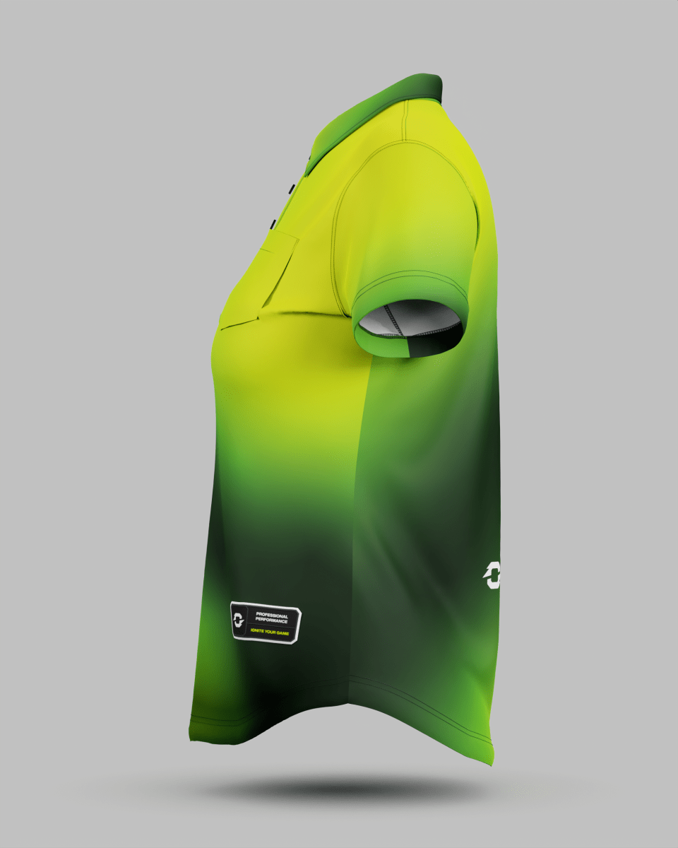 Womens Aura 3 Button Polo Collar Jersey - Onboard Sportswear