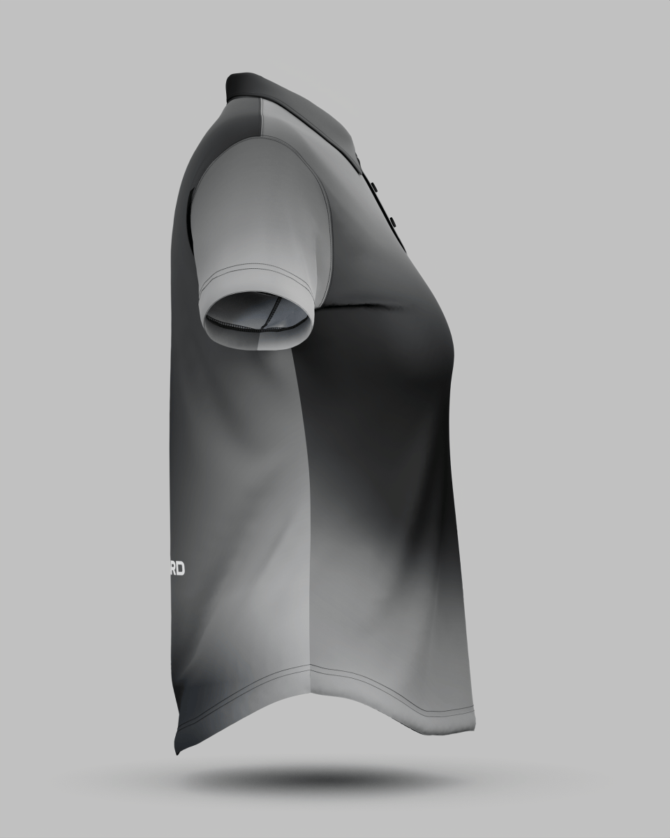 Womens Aura 3 Button Polo Collar Jersey - Onboard Sportswear