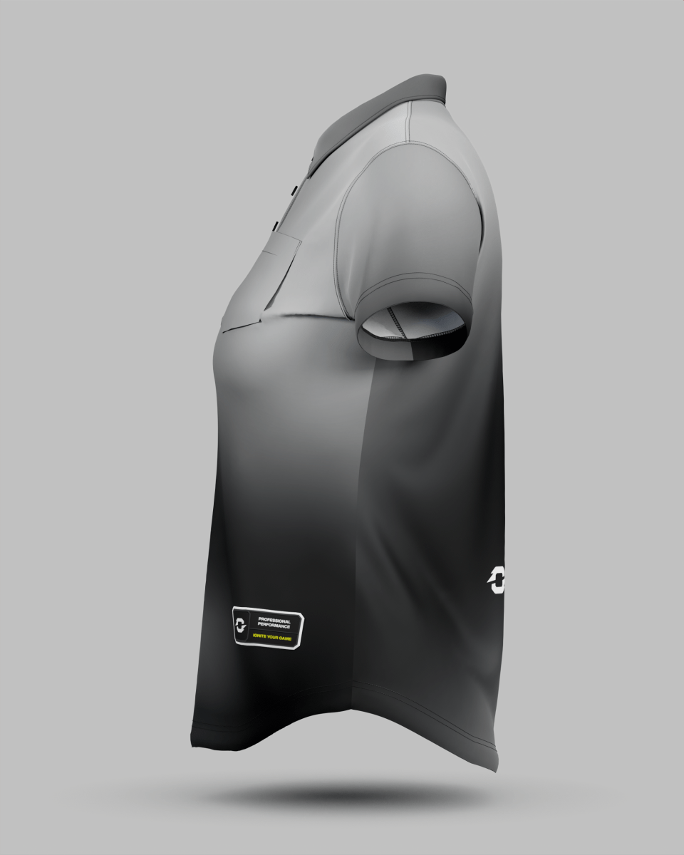 Womens Aura 3 Button Polo Collar Jersey - Onboard Sportswear