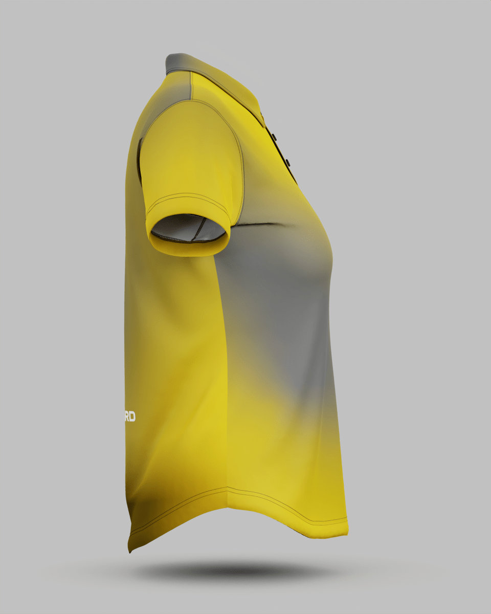 Womens Aura 3 Button Polo Collar Jersey - Onboard Sportswear