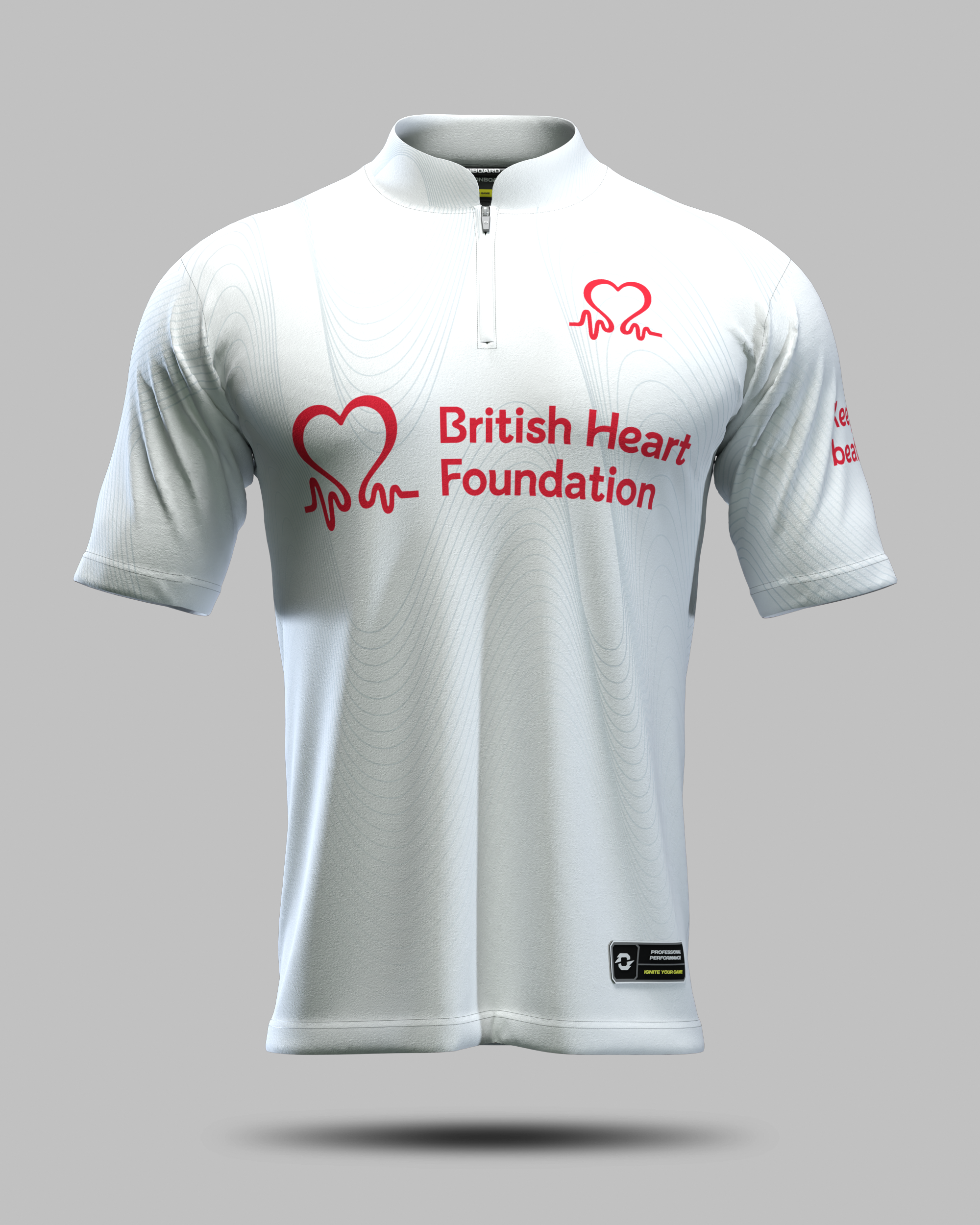 British Heart Foundation Awareness Shirt White