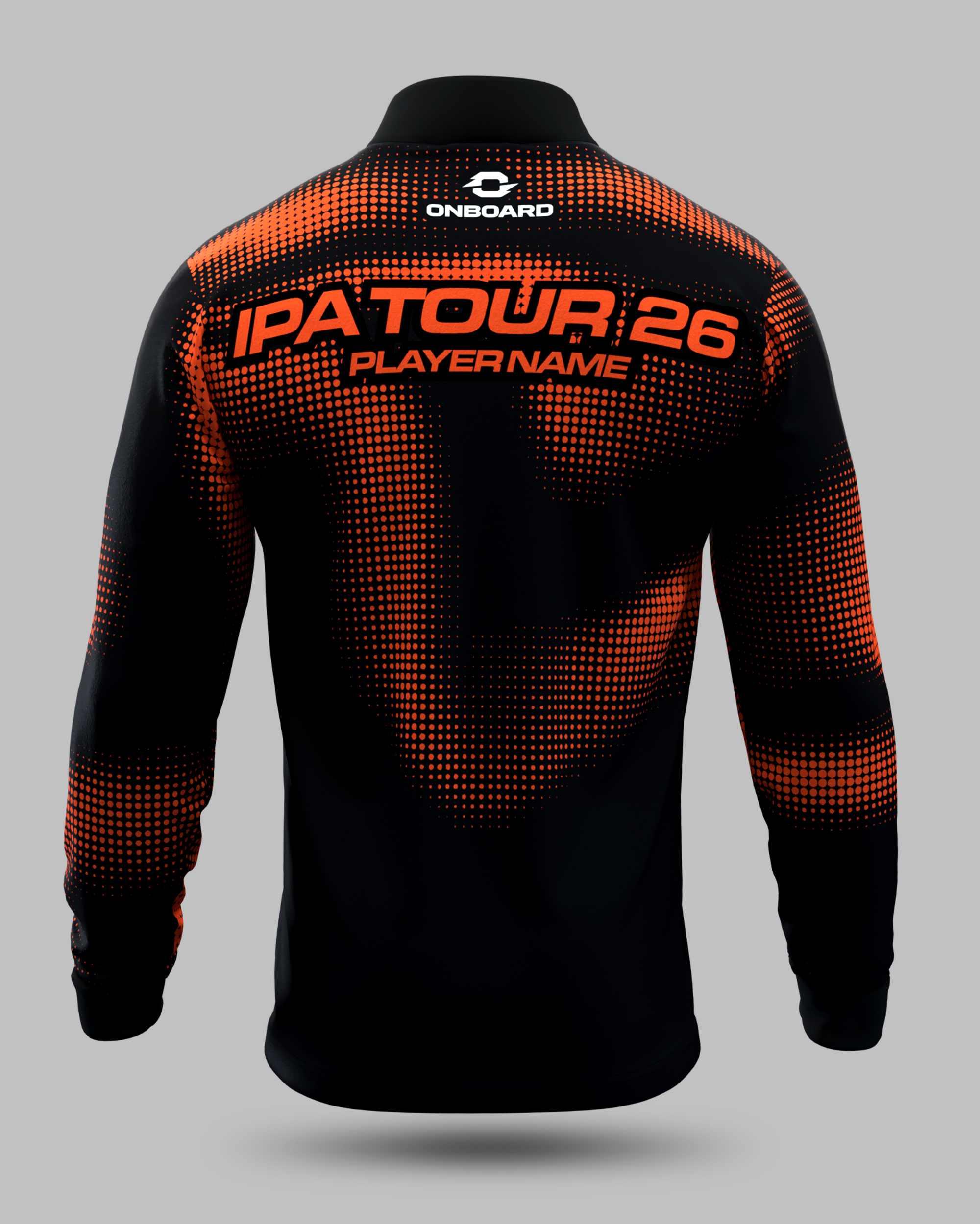 Official 2026 IPA Tour 1/2 Zip Mid Layer (Black/Orange)