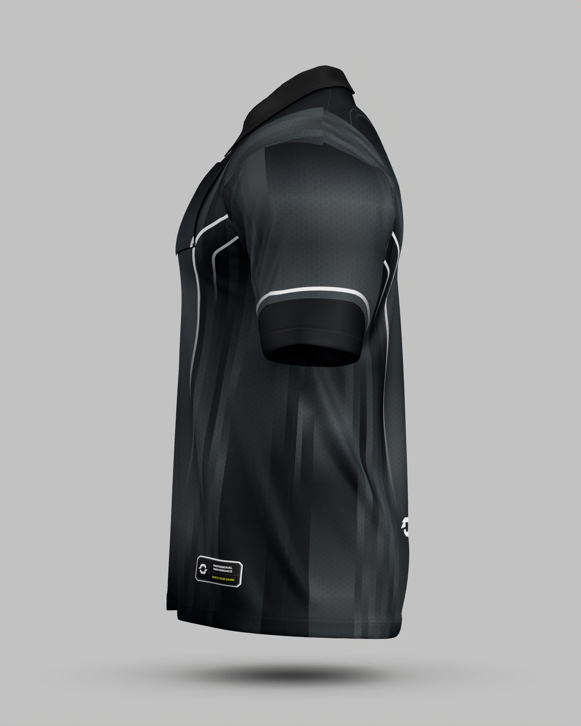 Youth Blaze 1/4 Zip Polo Collar Jersey With Pocket