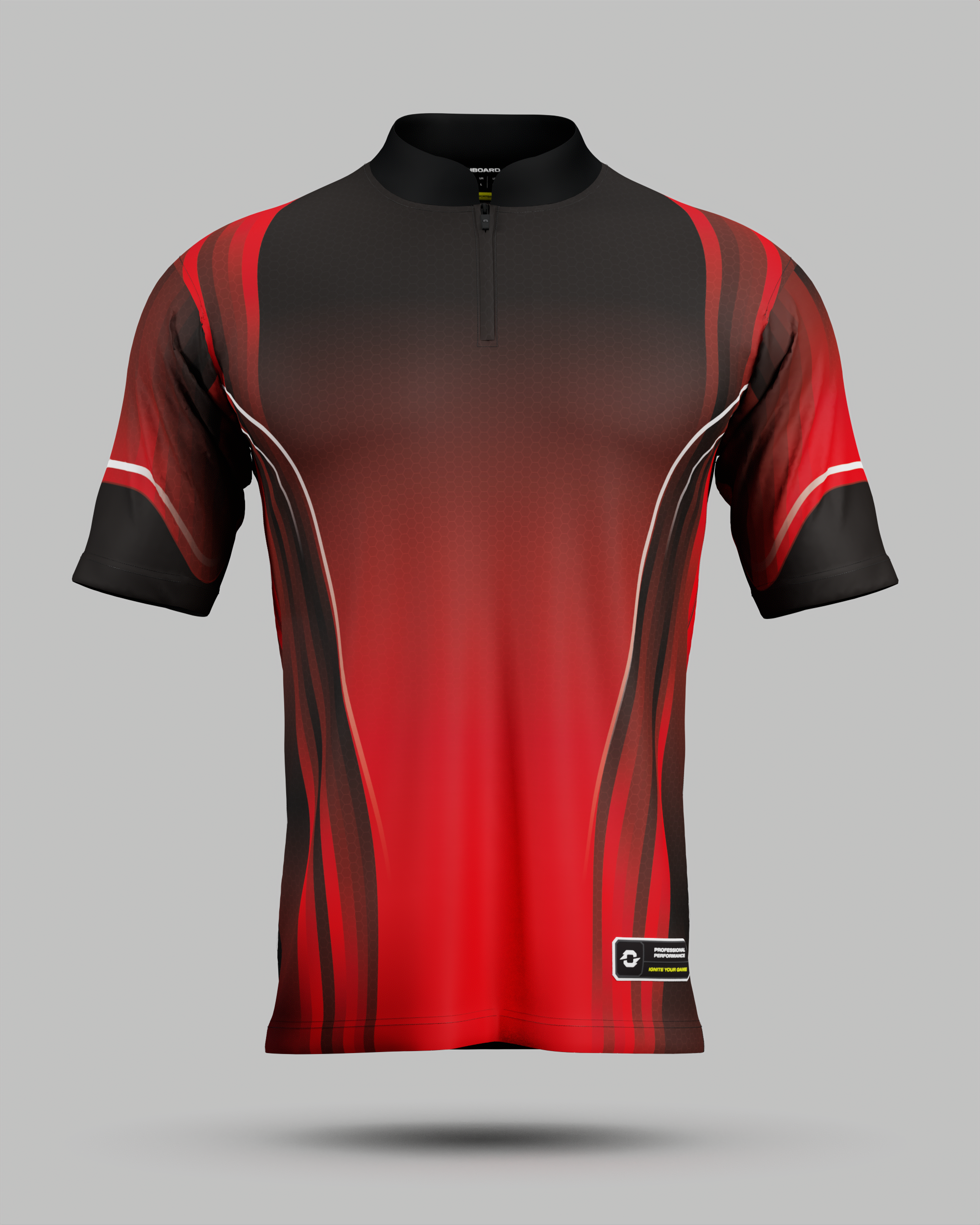 Youth Blaze 1/4 Zip Pro Collar Jersey