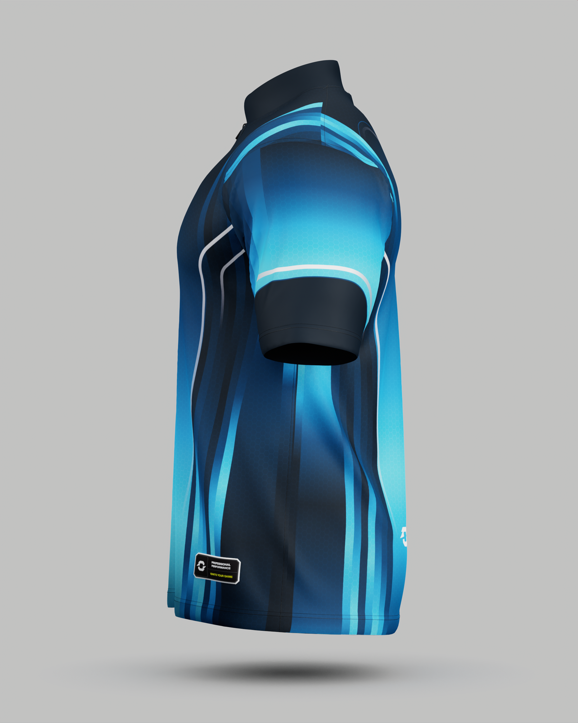 Youth Blaze 1/4 Zip Pro Collar Jersey