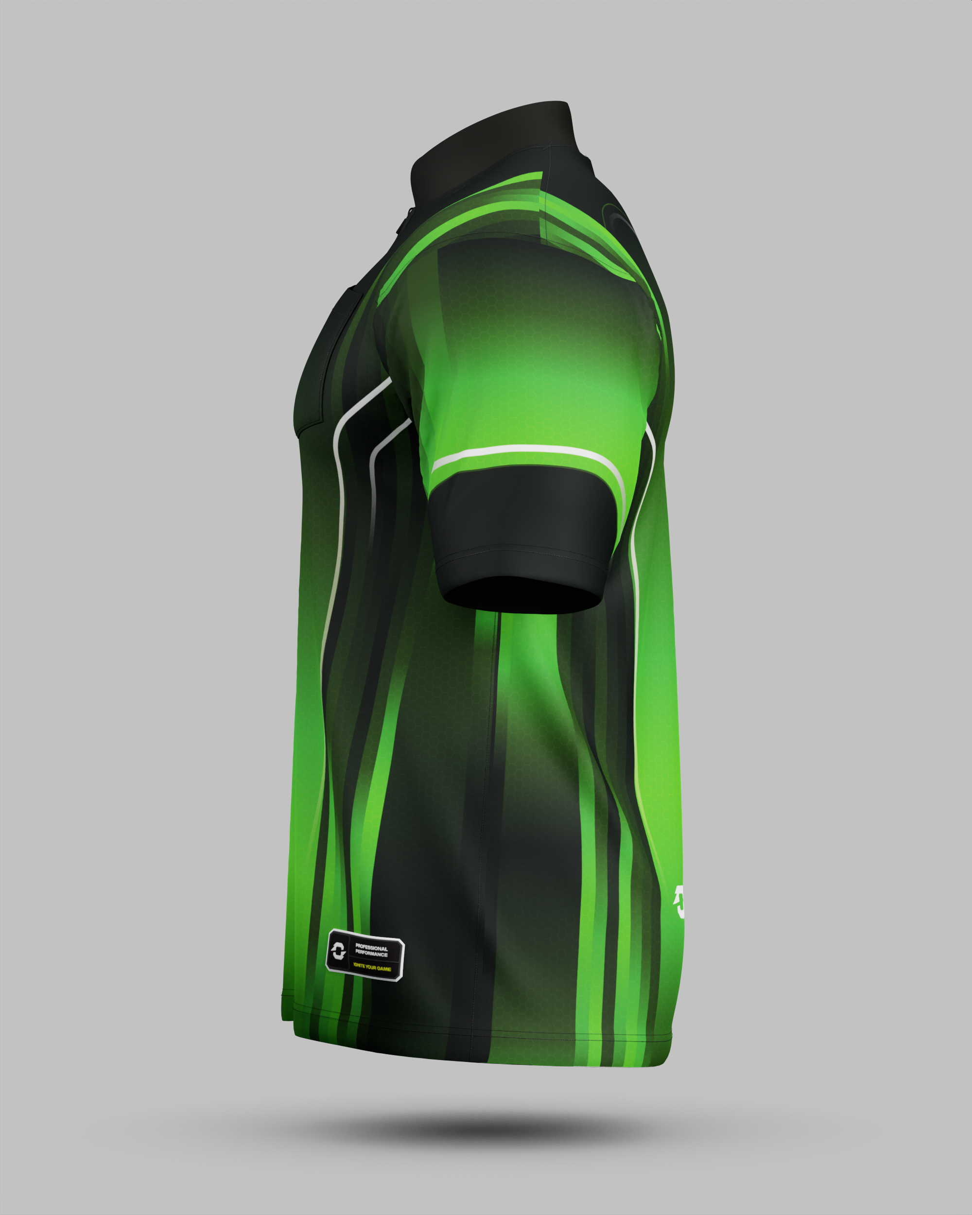 Youth Blaze 1/4 Zip Pro Collar Jersey With Pocket