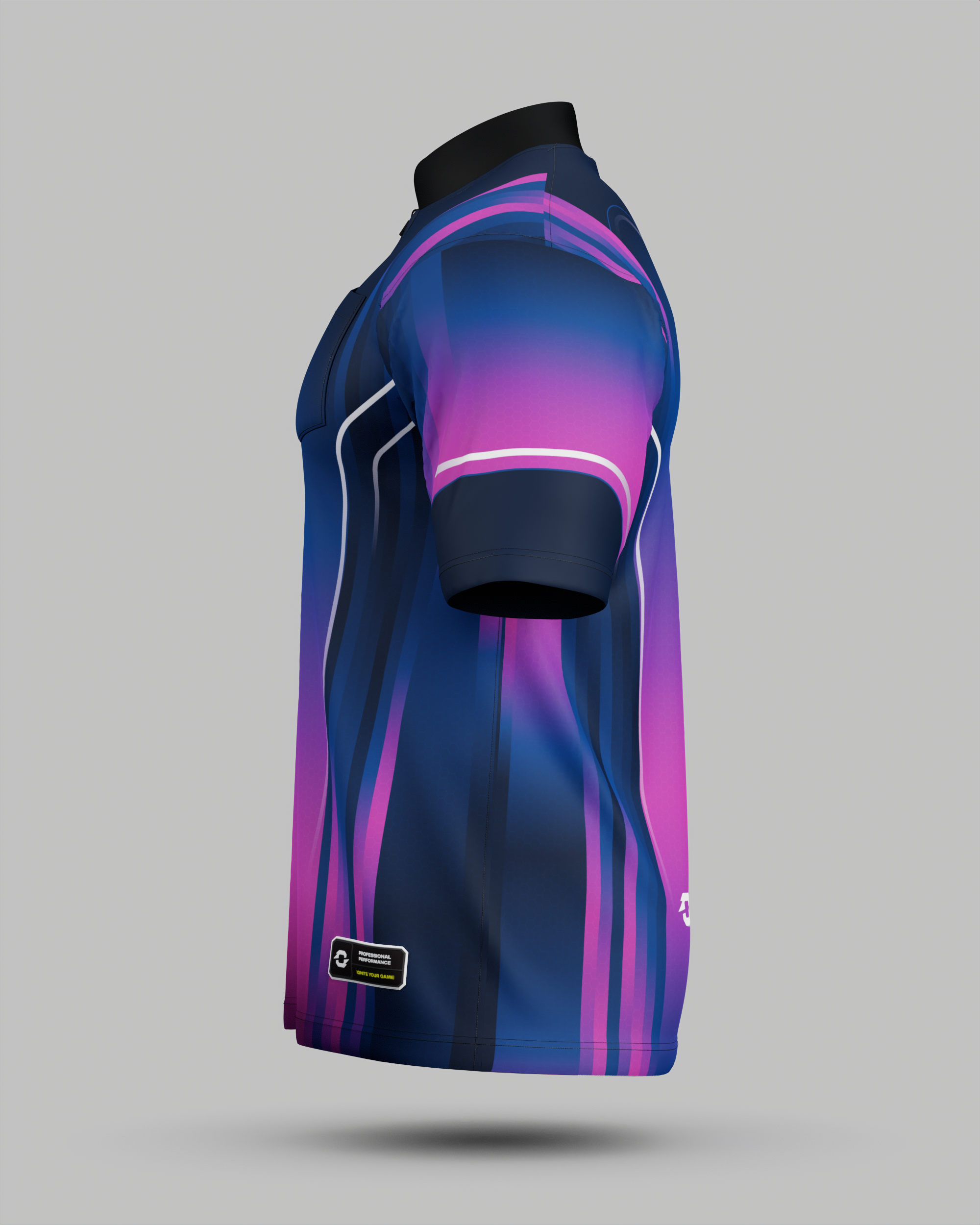 Blaze 1/4 Zip Pro Collar Jersey With Pocket