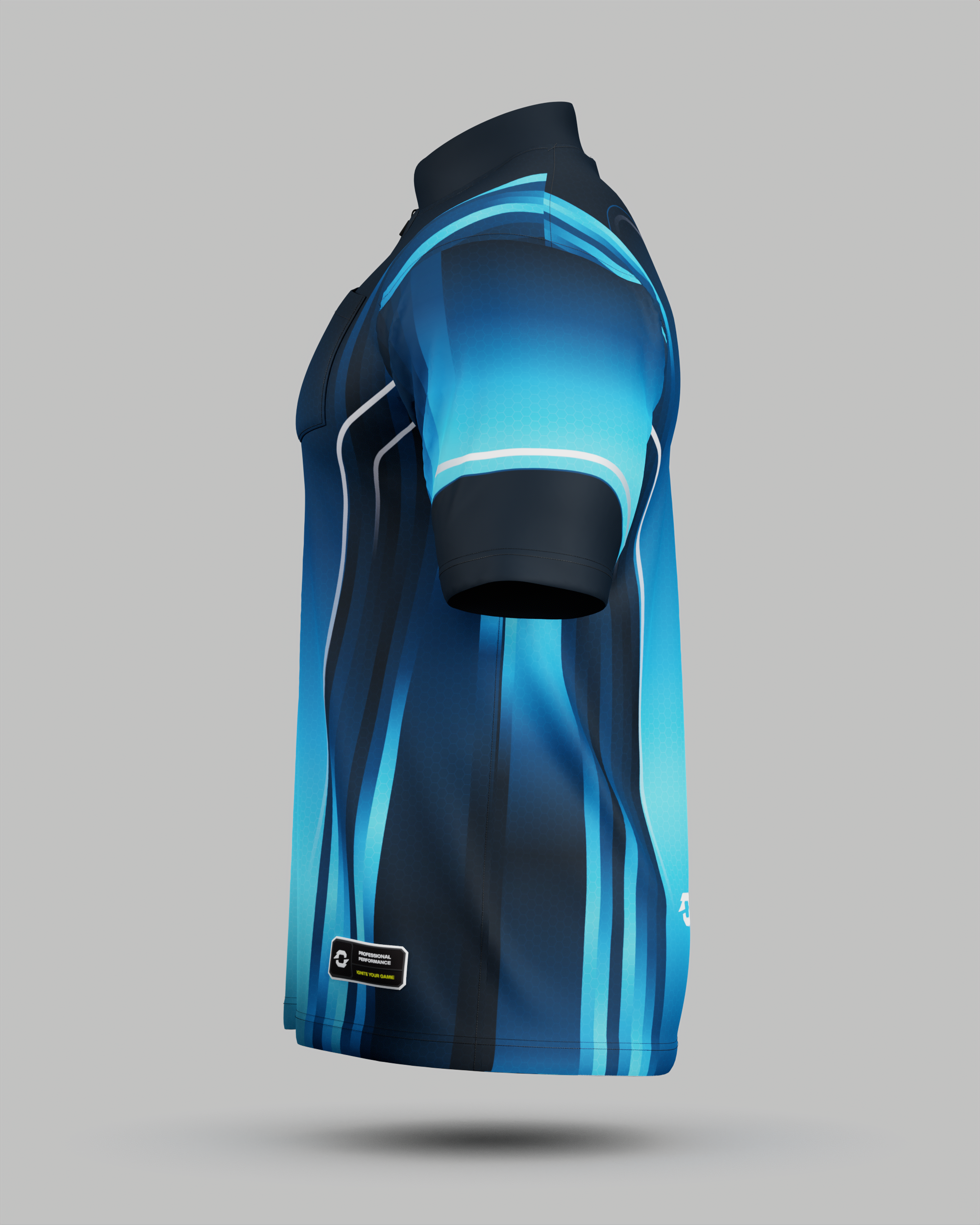 Youth Blaze 1/4 Zip Pro Collar Jersey With Pocket