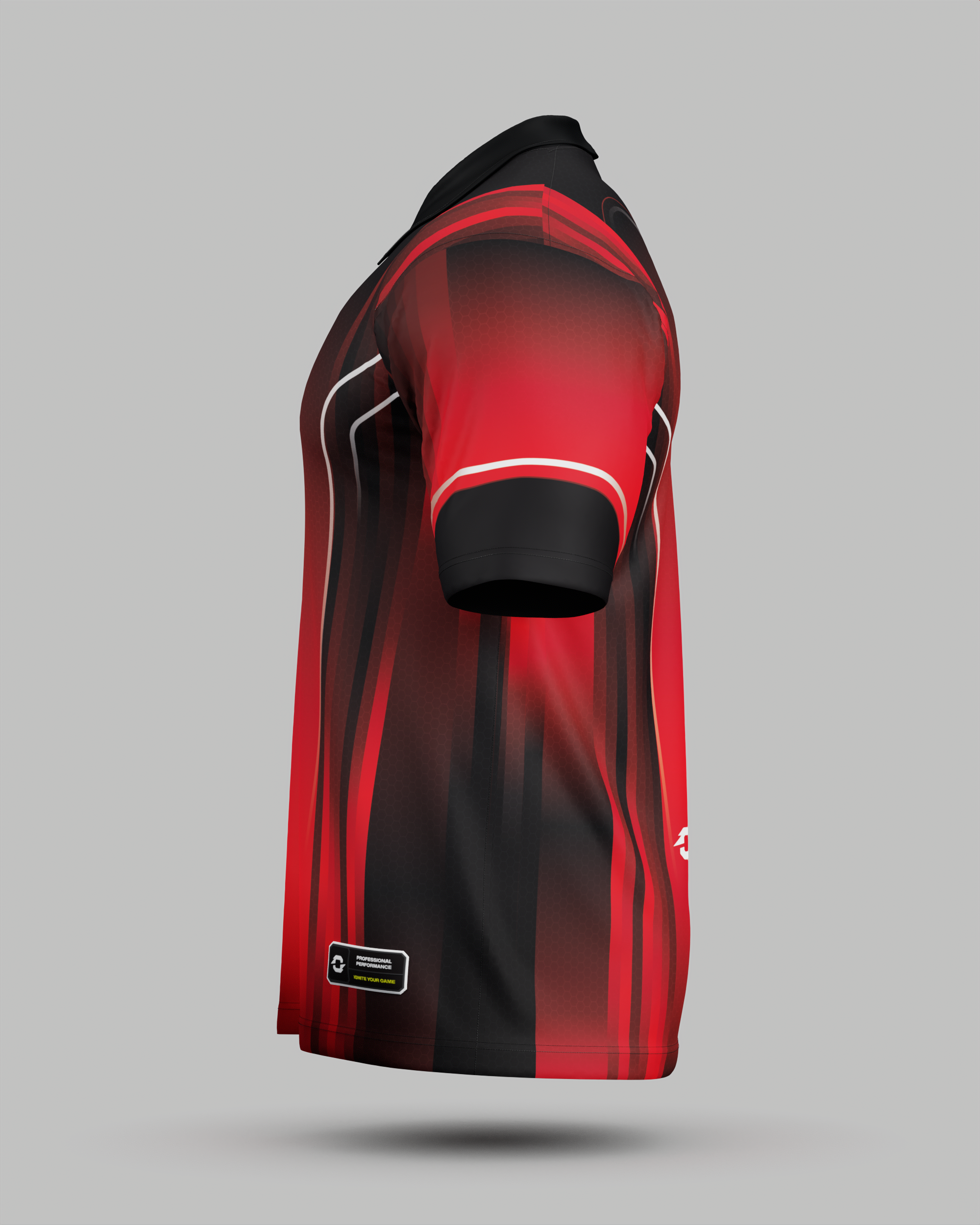 Youth Blaze 3 Button Polo Collar Jersey