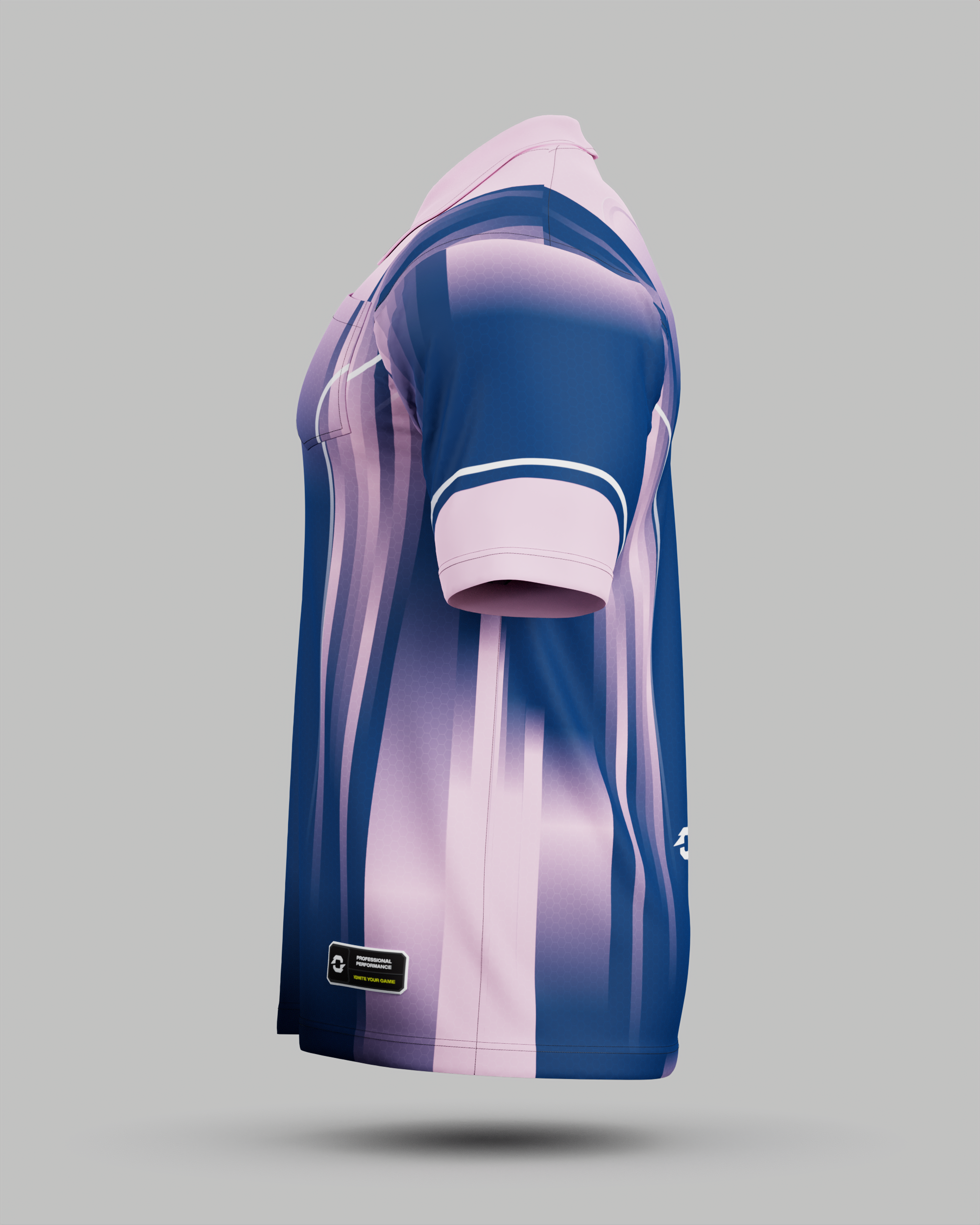 Blaze 3 Button Polo Collar Jersey With Pocket
